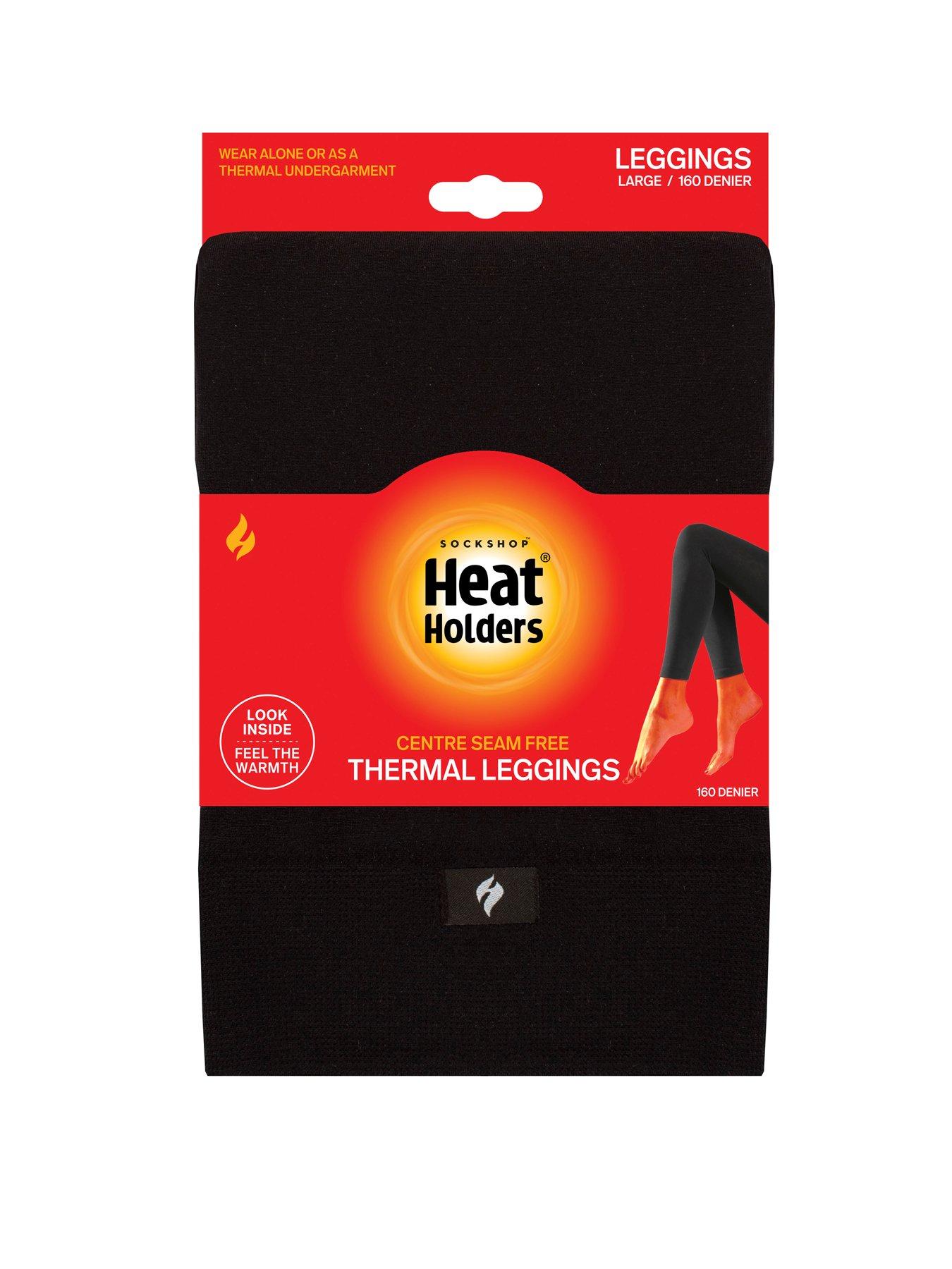 Image 2 of 2 of Heat Holders Centre Seam Free Leggings - Black