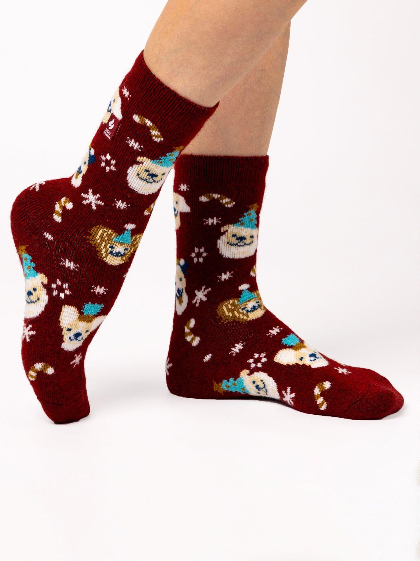 Image 1 of 3 of Heat Holders Womens Lite Thermal Christmas Socks - Multi