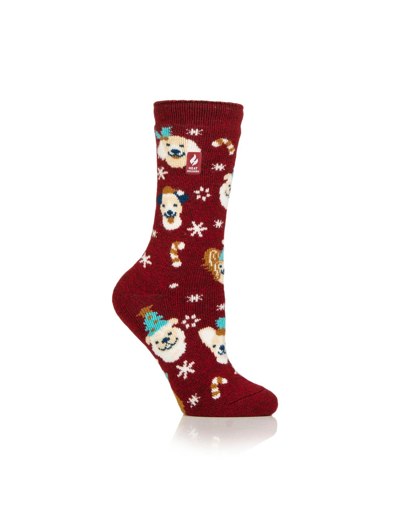 Image 2 of 3 of Heat Holders Womens Lite Thermal Christmas Socks - Multi