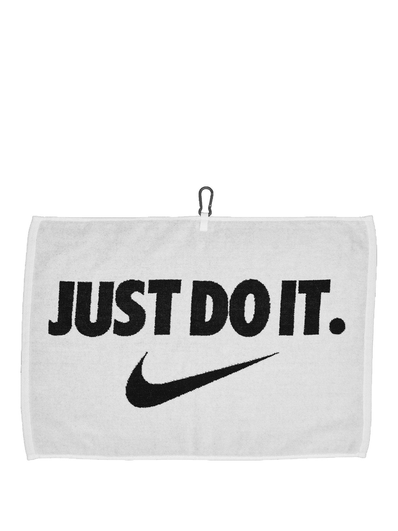 Nike Performance Golf Towel 2.0 - White/Black