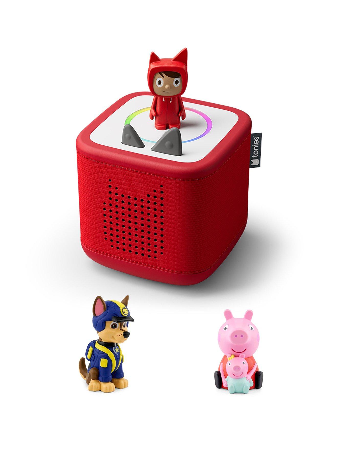 Tonies Toniebox 2 Peppa Pig and Chase Bundle - Red