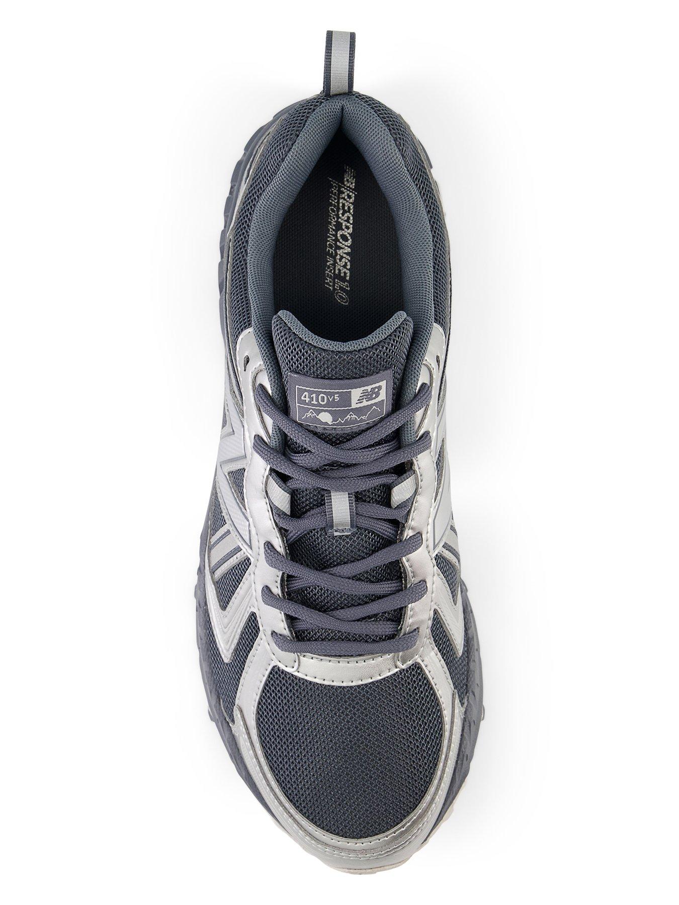 Image 4 of 5 of New Balance Womens 410 Lace-Up Grippy Sole Trainers - Grey