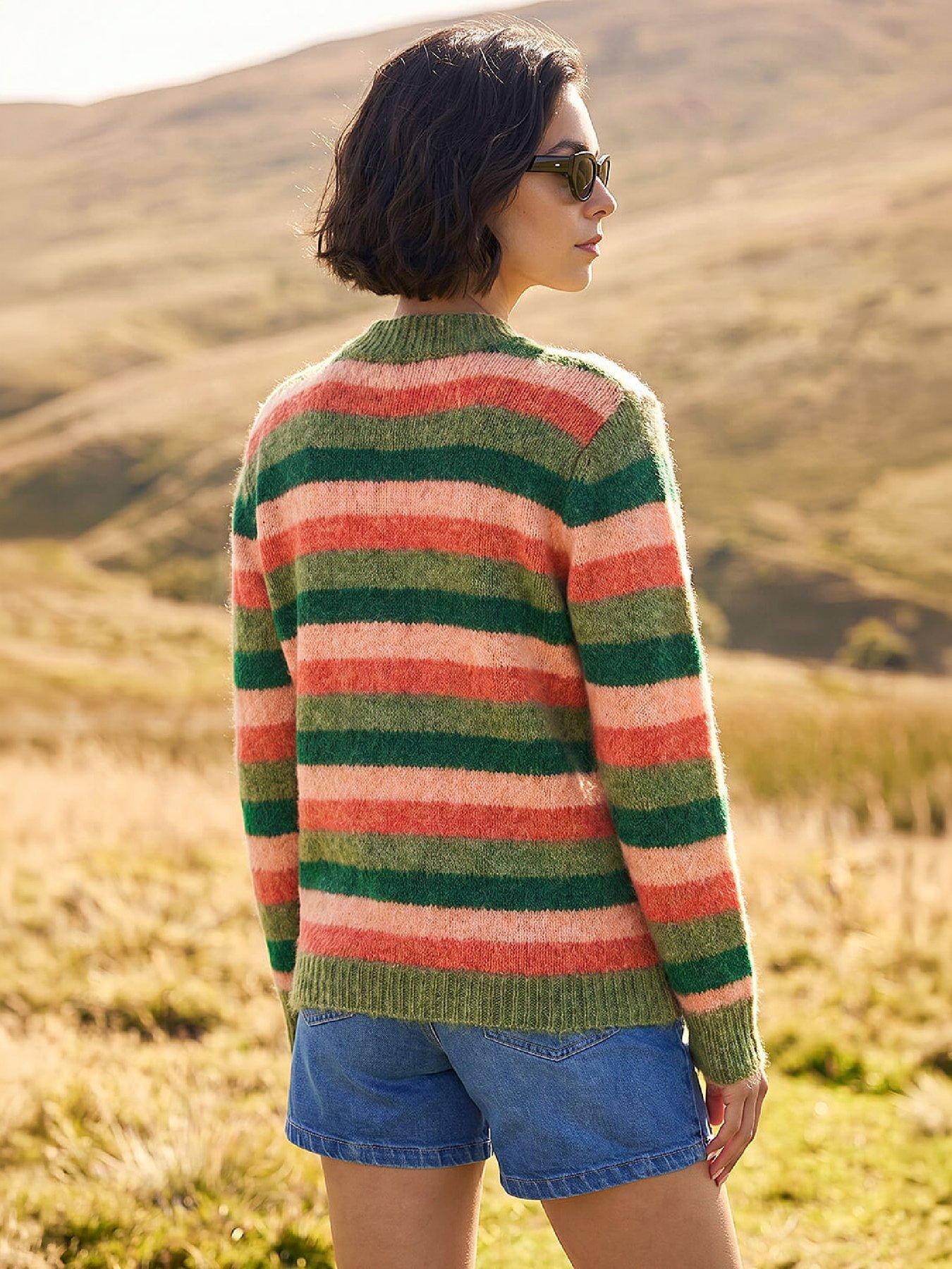 Image 4 of 4 of Roman Stripe Soft Knit Jumper