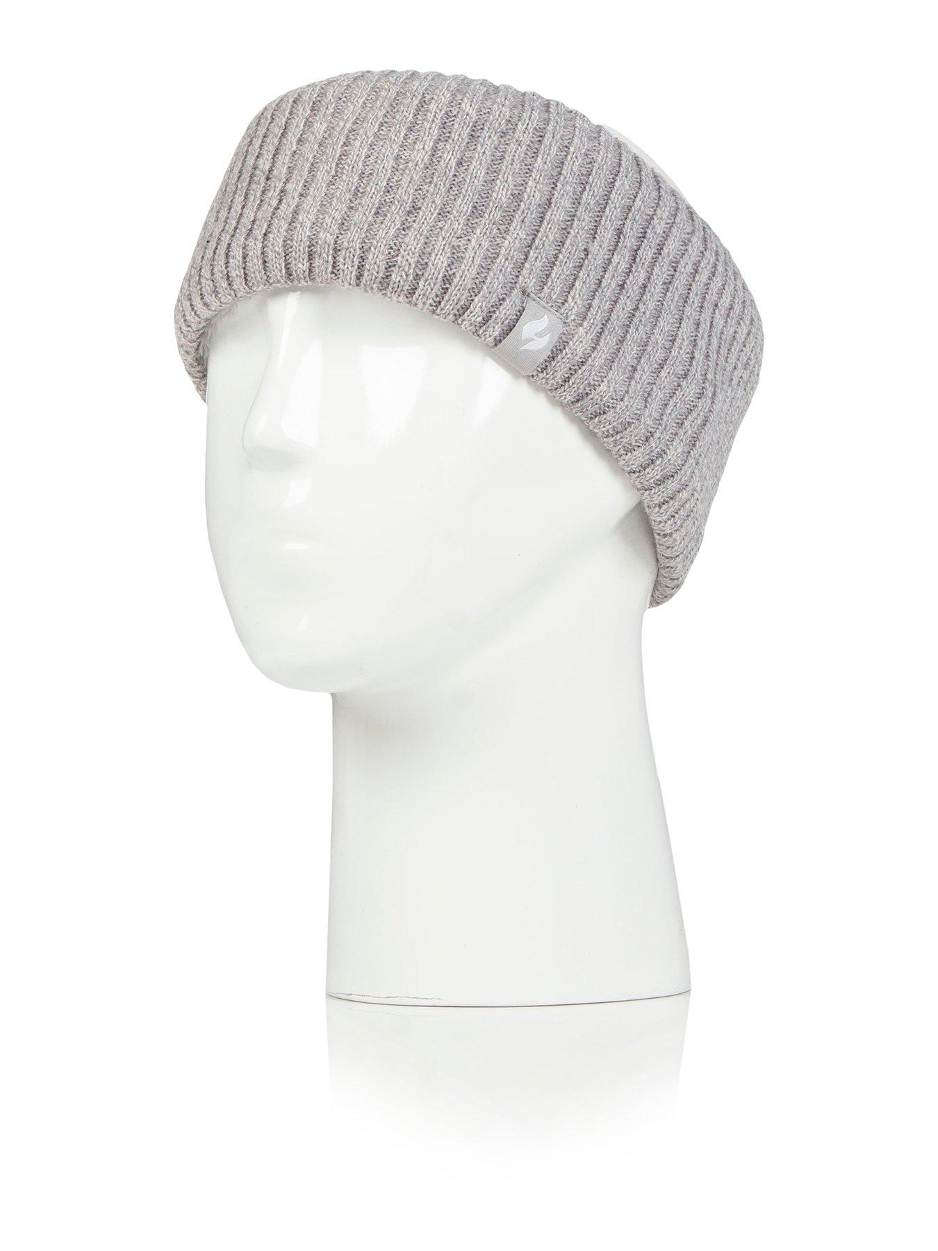 Image 2 of 3 of Heat Holders RIBBED HEADBAND - PADOVA LIGHT GREY