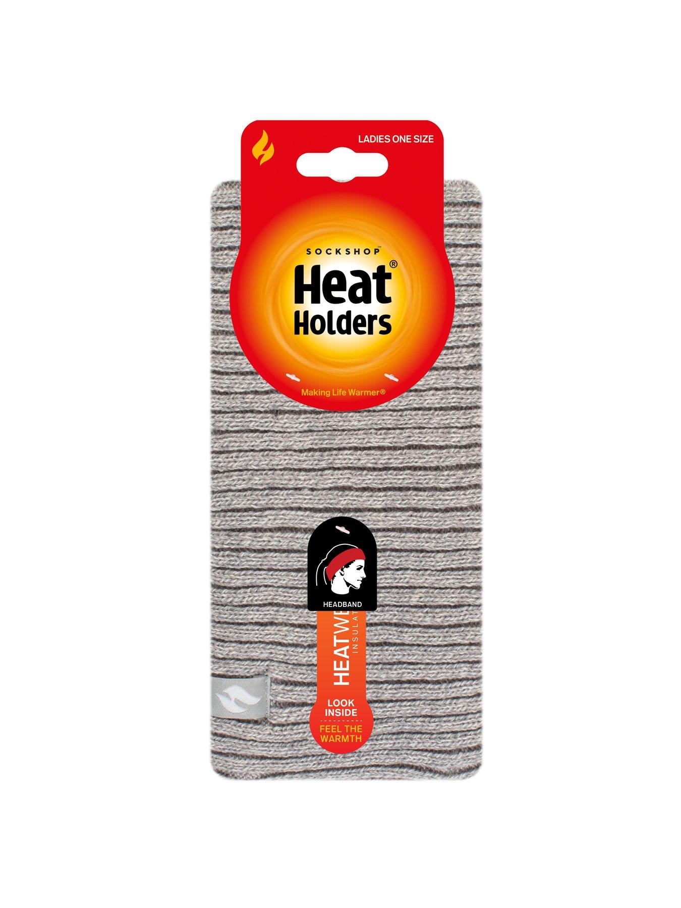 Image 3 of 3 of Heat Holders RIBBED HEADBAND - PADOVA LIGHT GREY