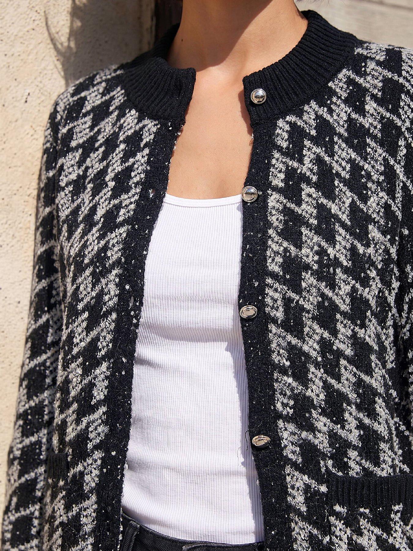 Image 2 of 5 of Roman Dogtooth Cardigan