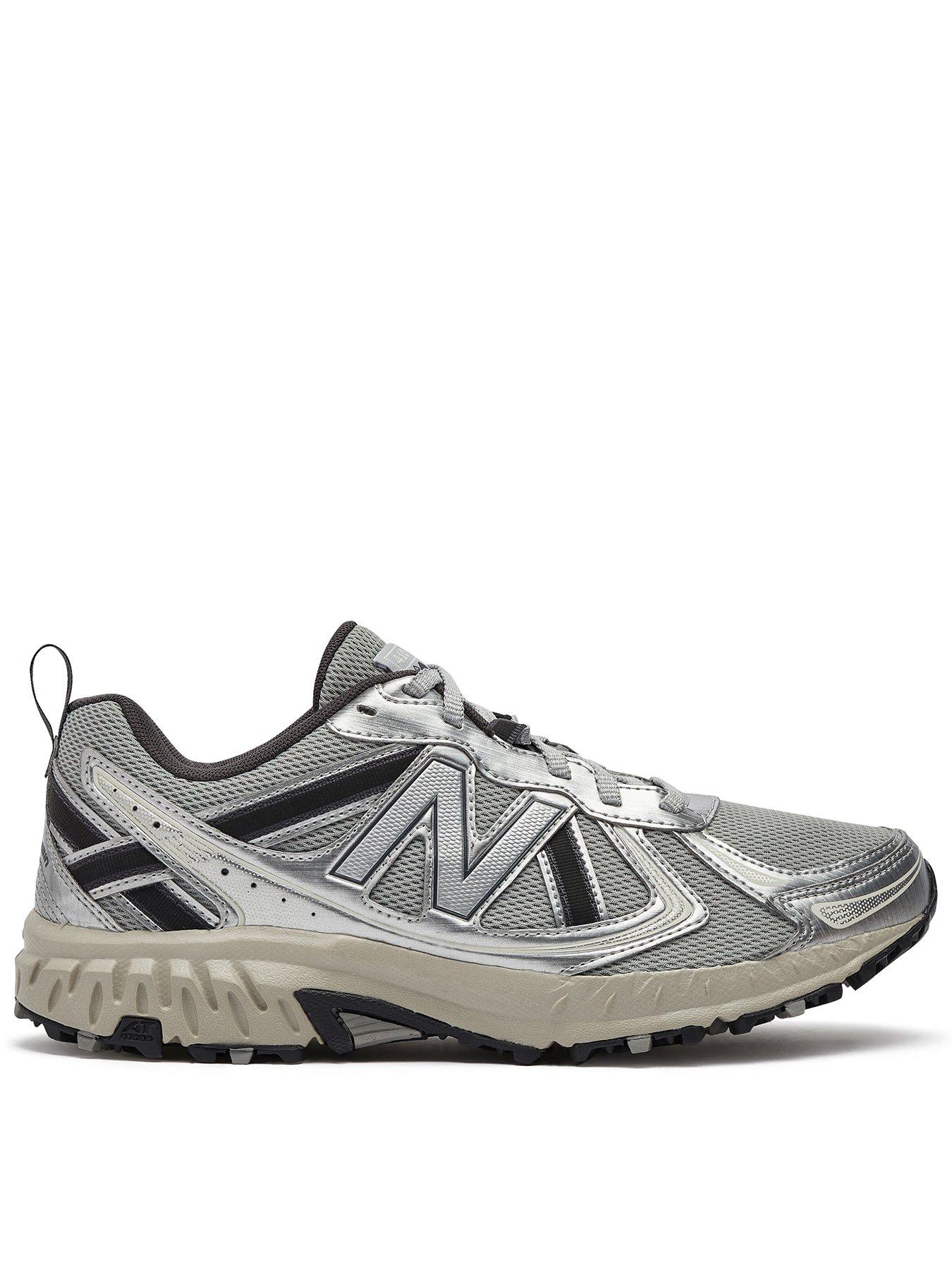 Image 1 of 5 of New Balance Womens 410 Breathable Mesh AT Tread Outsole Running Trainers - Grey