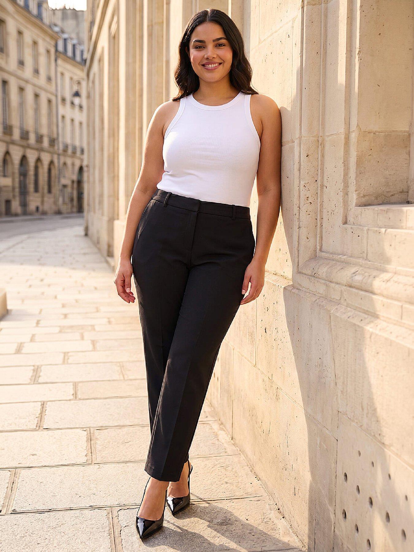Image 1 of 4 of Roman Curve Straight Leg Trouser