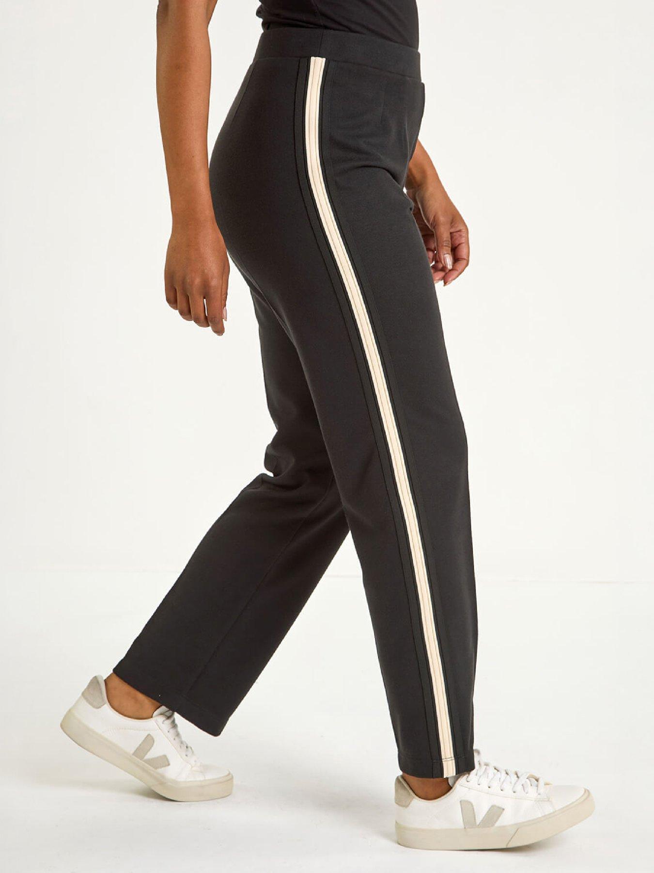 Image 2 of 4 of Roman Petite Side Stripe Ponte Trouser