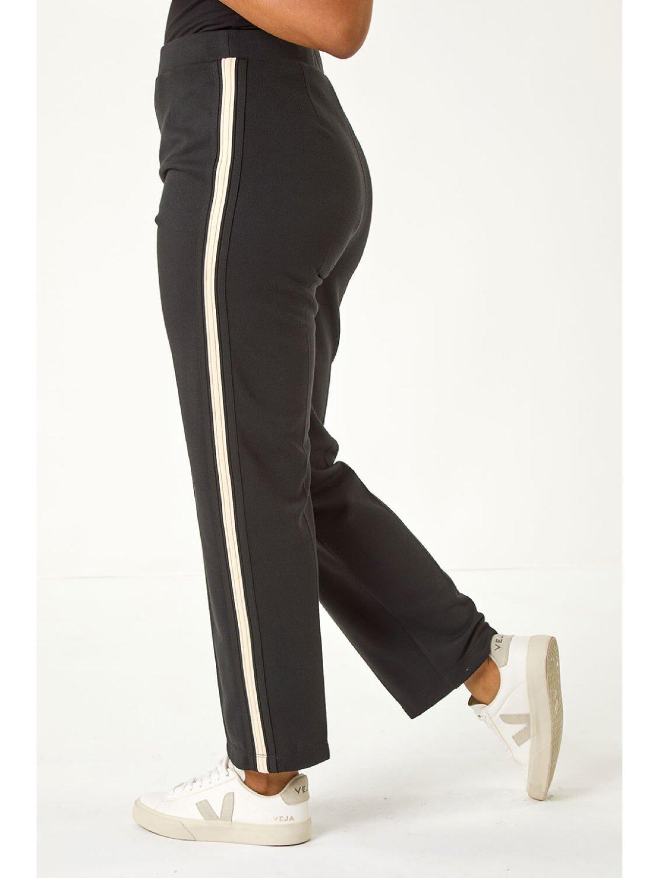 Image 3 of 4 of Roman Petite Side Stripe Ponte Trouser