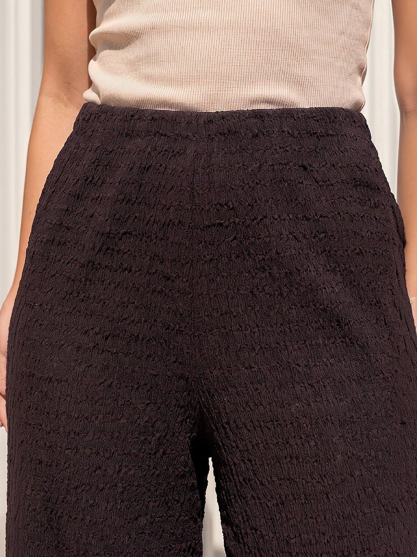 Image 2 of 4 of Roman Petite Textured Stretch Trouser