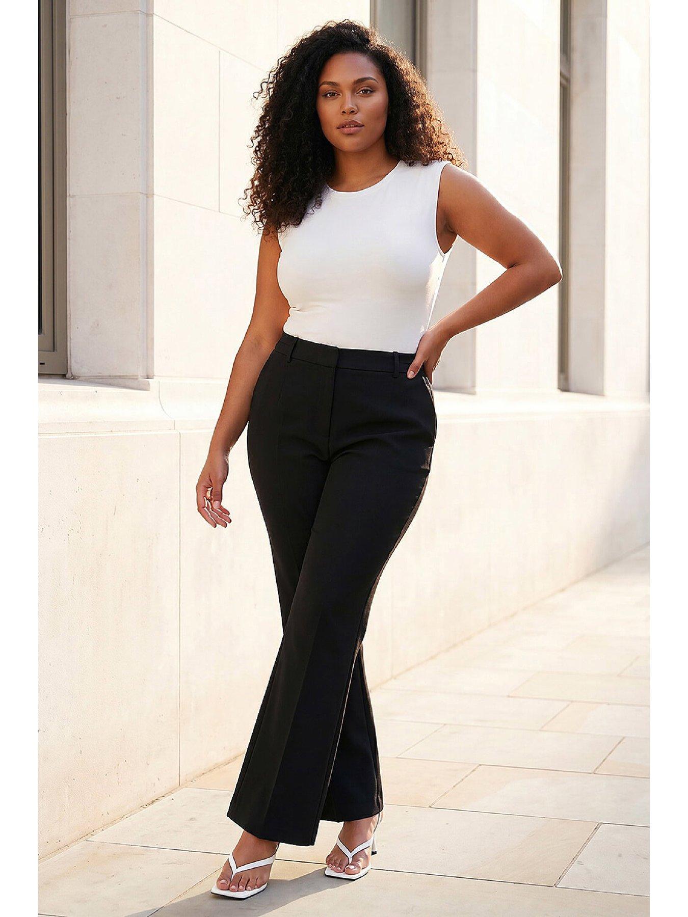 Image 1 of 3 of Roman Curve Full Length Bootcut Trouser