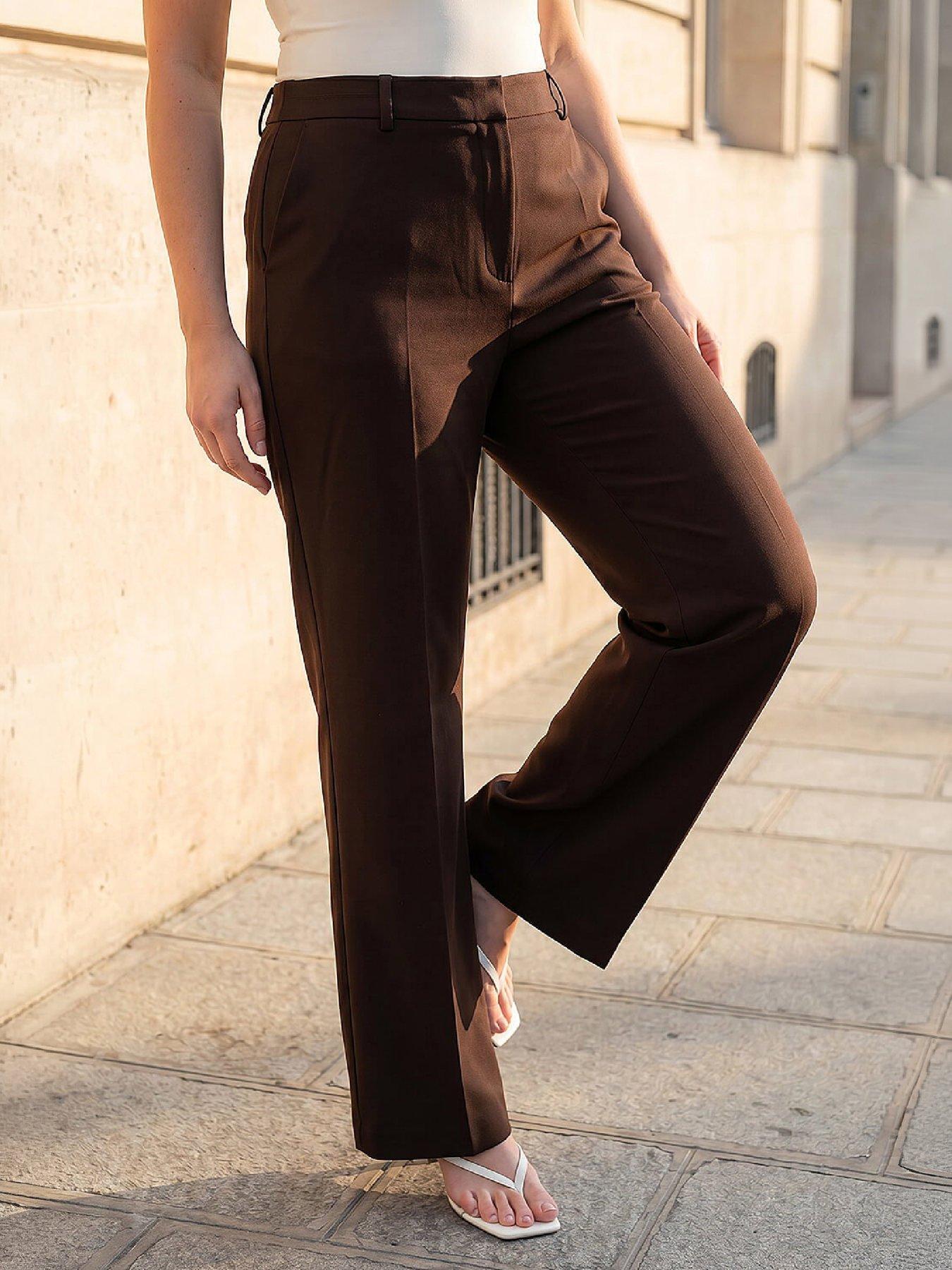 Image 4 of 4 of Roman Curve Full Length Bootcut Trouser