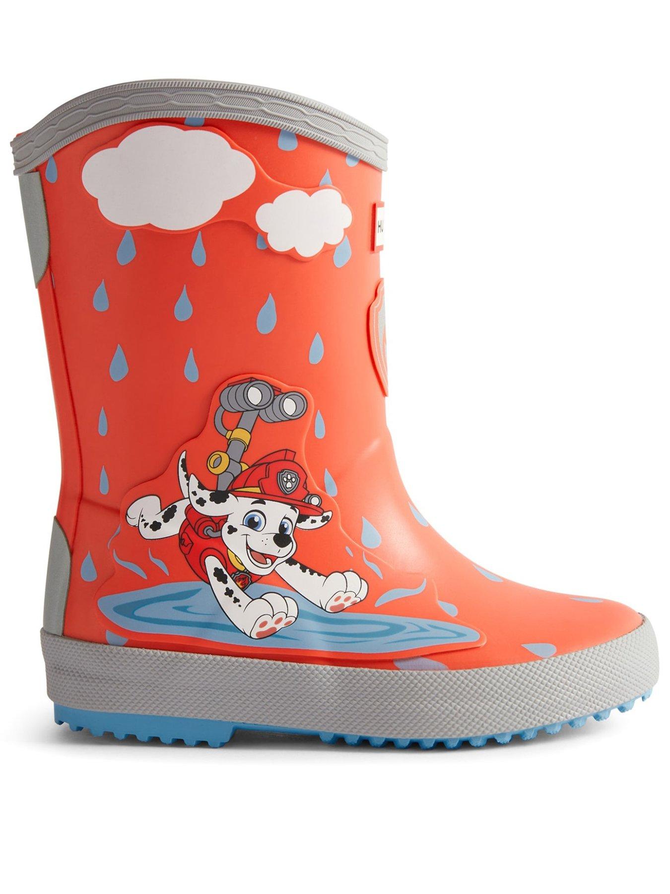 Hunter Paw Patrol Marshall Wellington Boots - Red