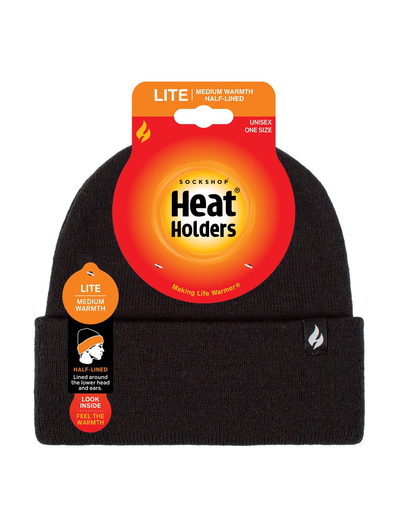 Image 5 of 5 of Heat Holders LITE BASIC TURNOVER HAT - BLACK