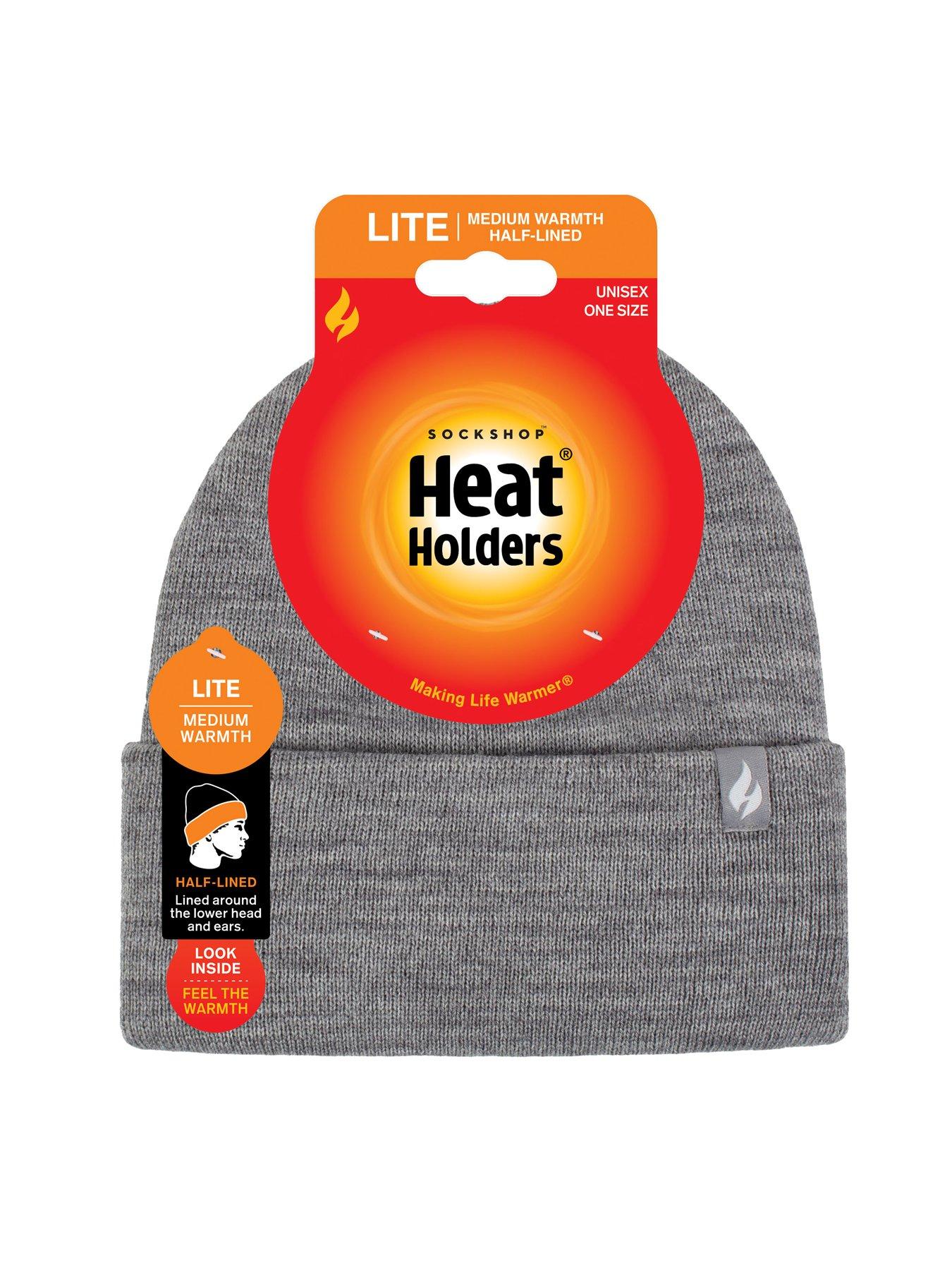 Image 5 of 5 of Heat Holders LITE BASIC TURNOVER HAT - LIGHT GREY