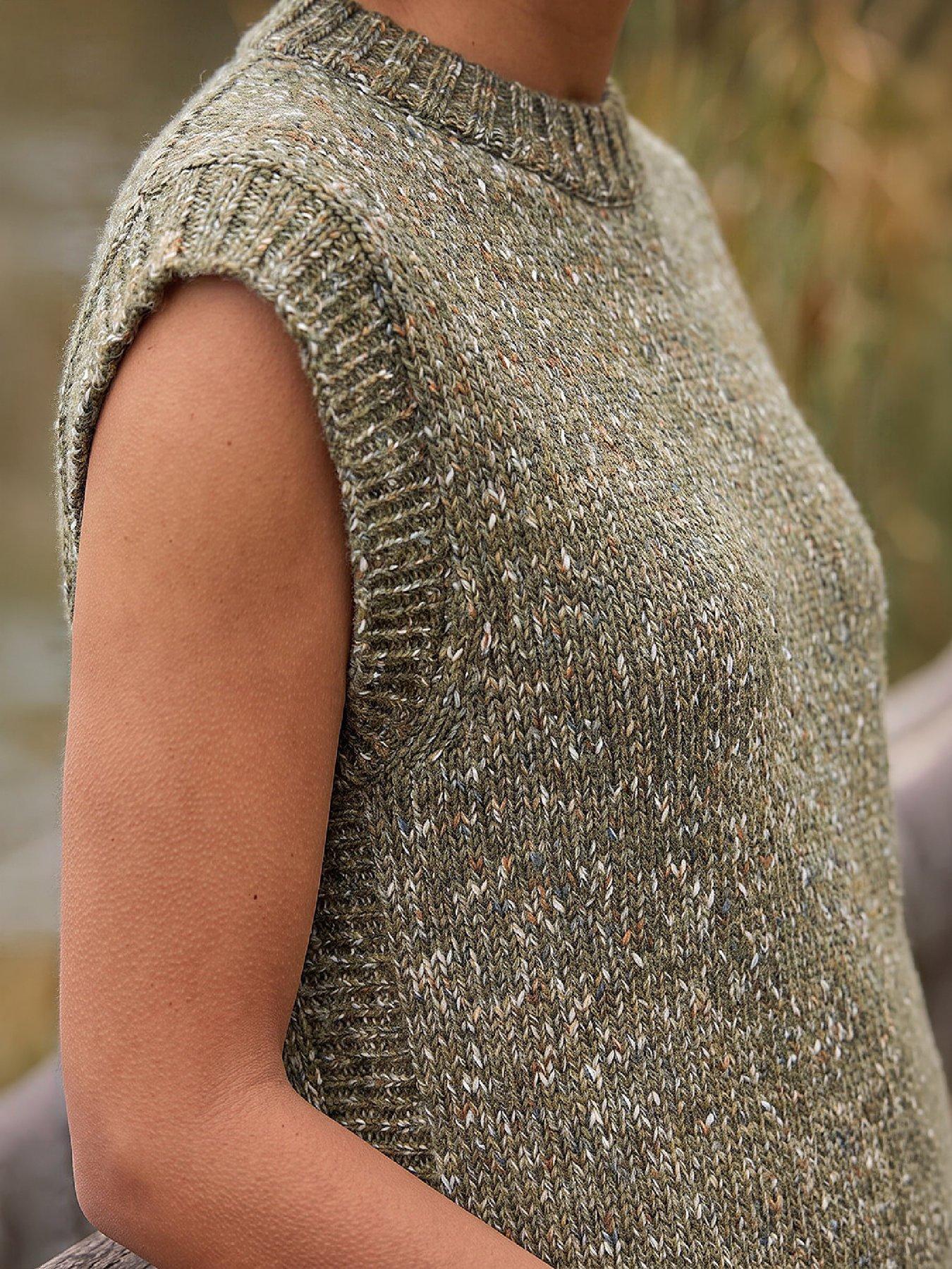 Image 2 of 4 of Roman Speckled Knitted Vest