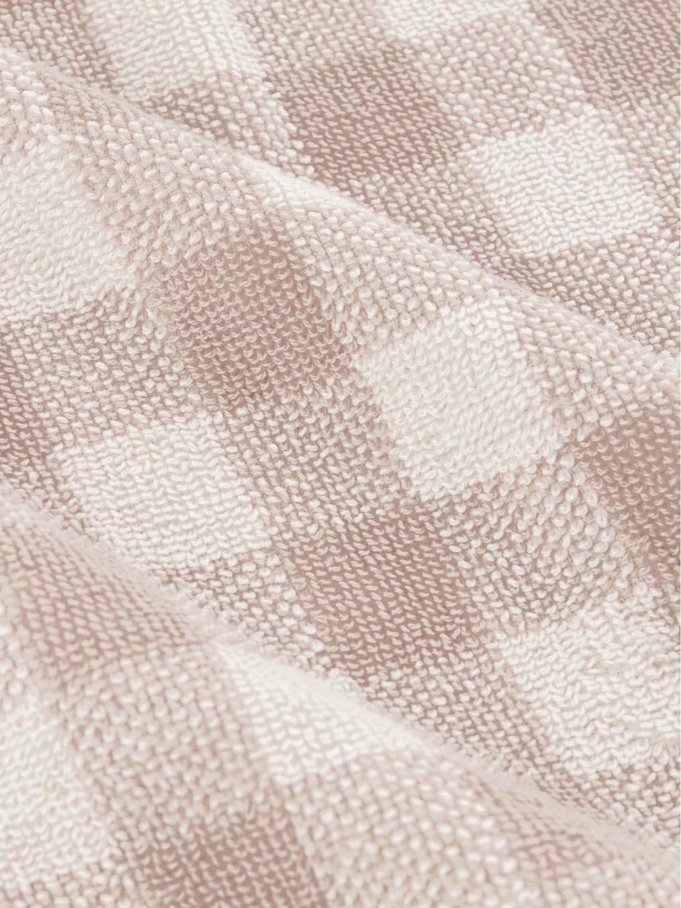 Image 4 of 4 of Yard Barton Check Towel Collection Natural