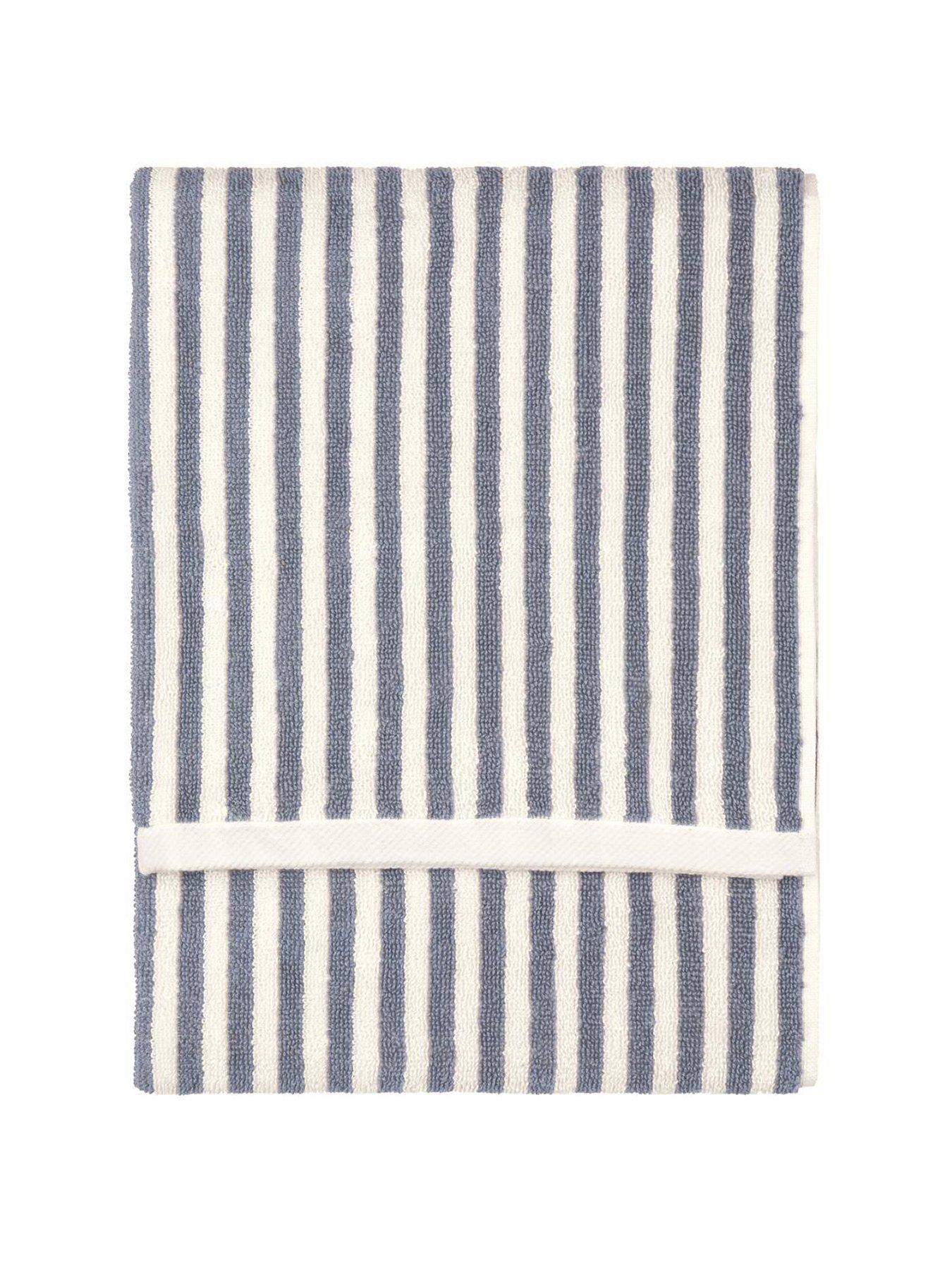 Image 2 of 4 of Yard Hebden Towel Collection Denim Blue