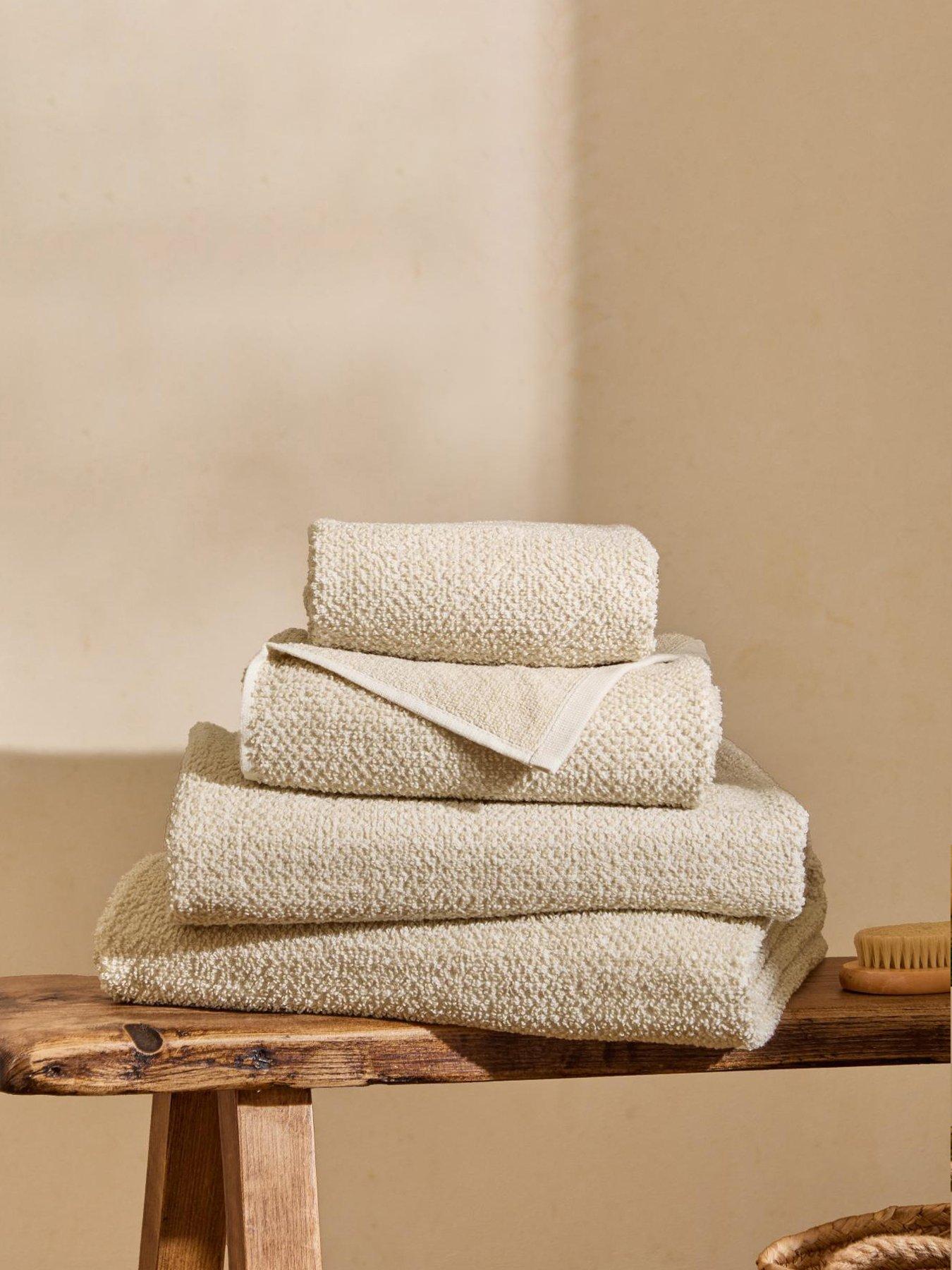 Yard Hebden Waffle Towel Collection Stone