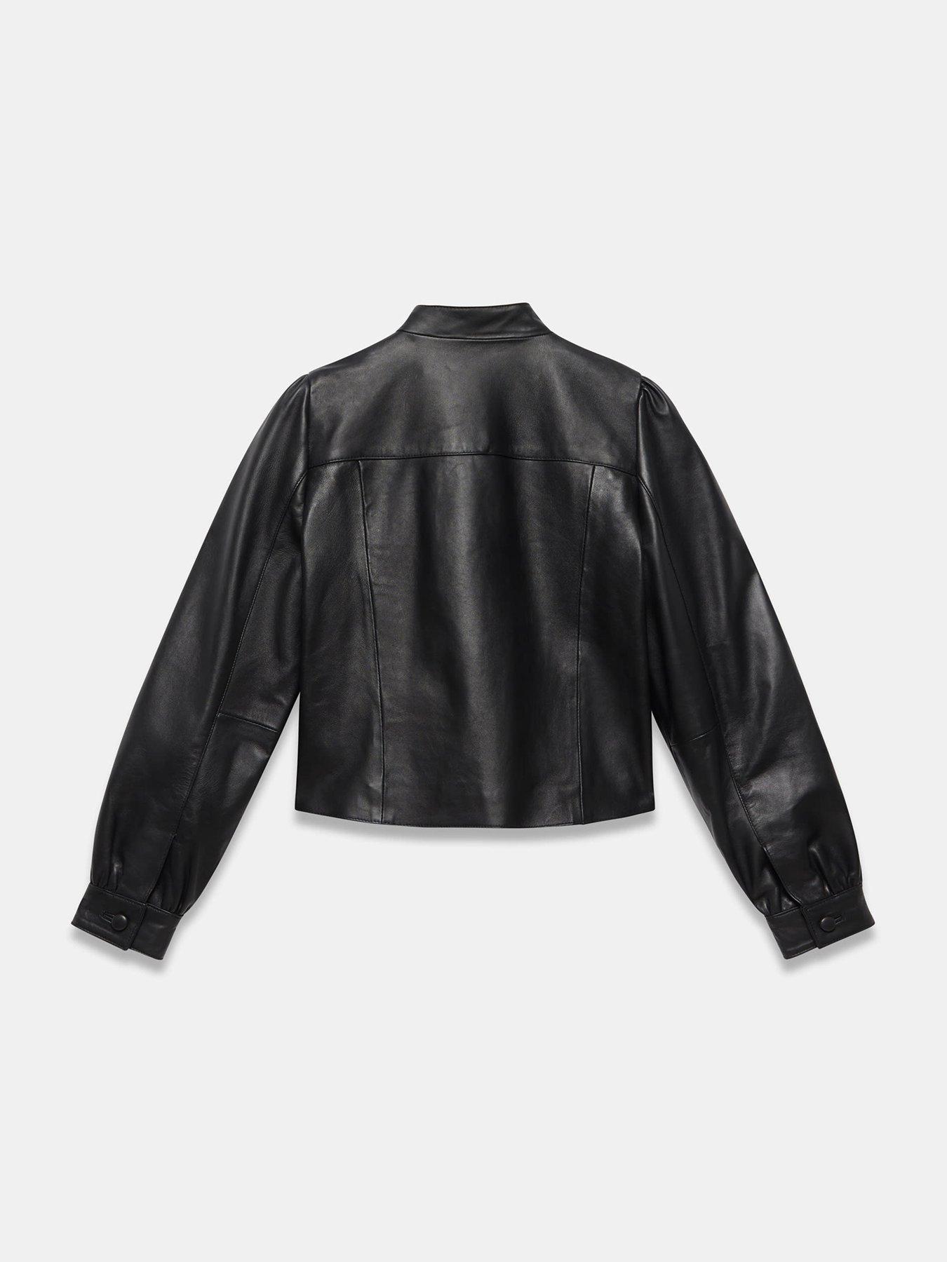 Image 6 of 6 of Mint Velvet Black Button Detail Jacket