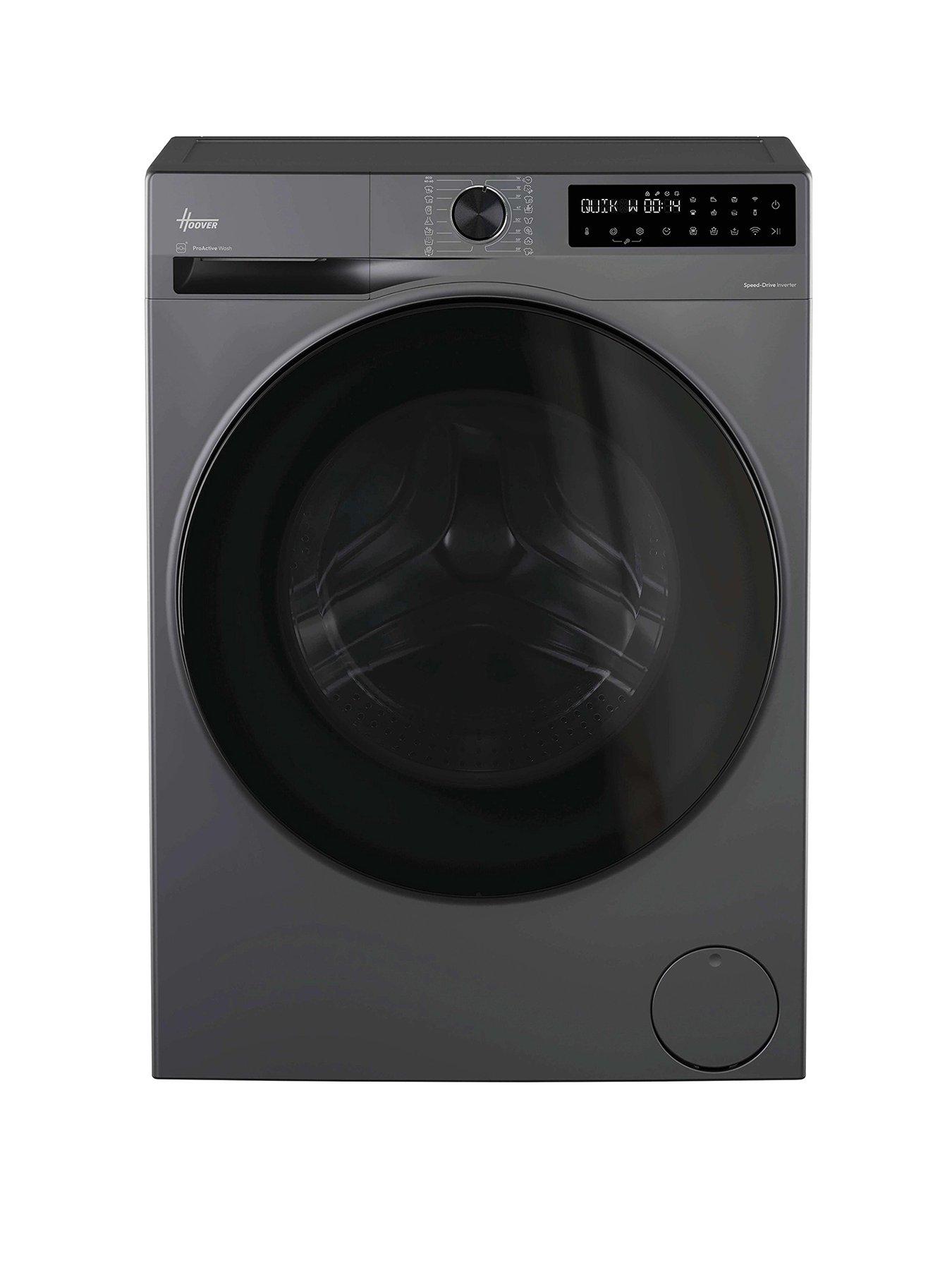 Hoover HBP 49SBL8G-80 9kg Freestanding Washing Machines Graphite