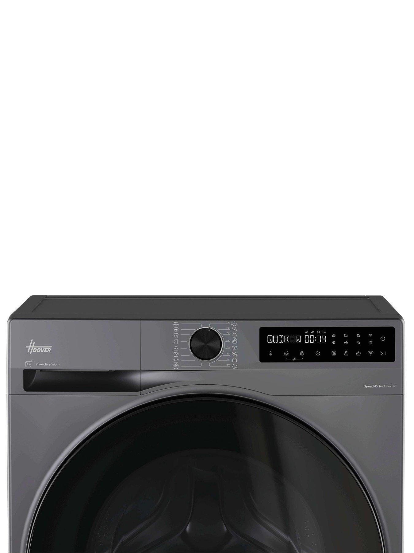 Image 2 of 7 of Hoover Pro Wash Series 5 HBP 49SBL8G-80 9kg Washing Machine, A Rated, 1400 rpm, Wifi -&nbsp;Graphite