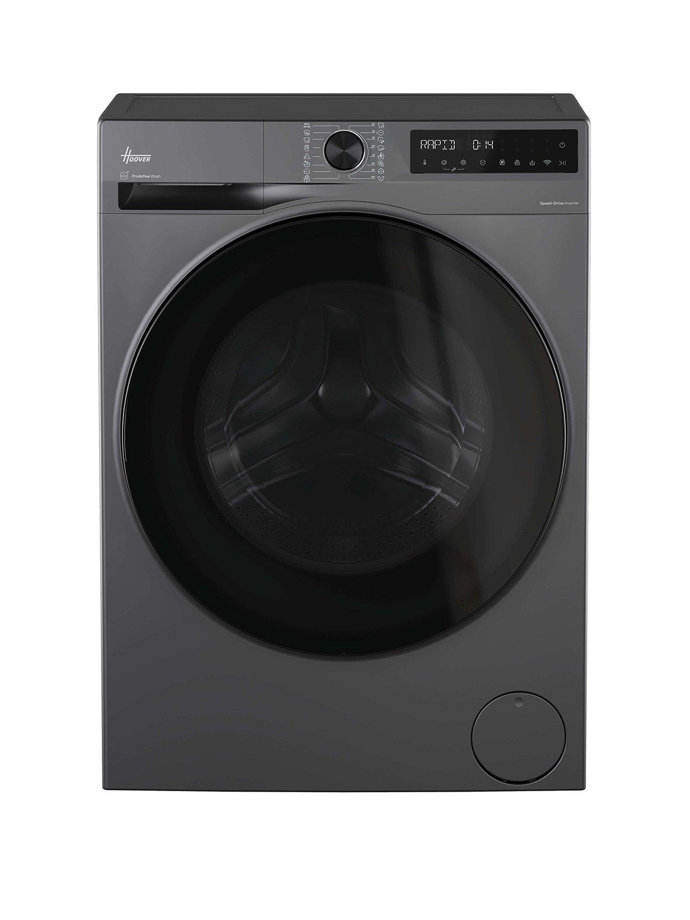 Hoover HBP 411BL9G-80 11kg Freestanding Washing Machines Graphite