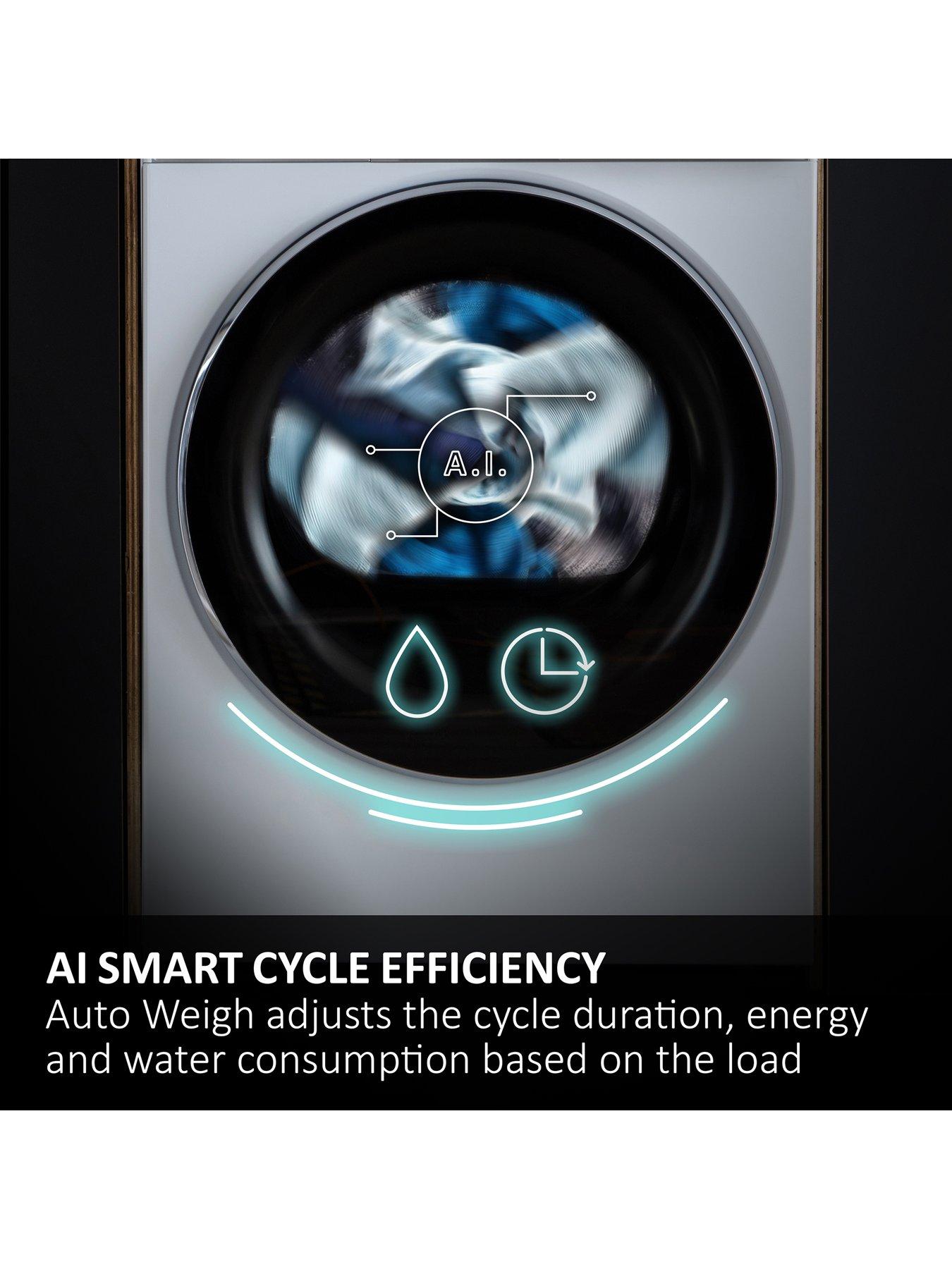 Image 3 of 7 of Haier X Series 7 HW90B14367BTU1UK 9kg Washing Machine, 1400 rpm, Wifi, A Rated - Black Steel