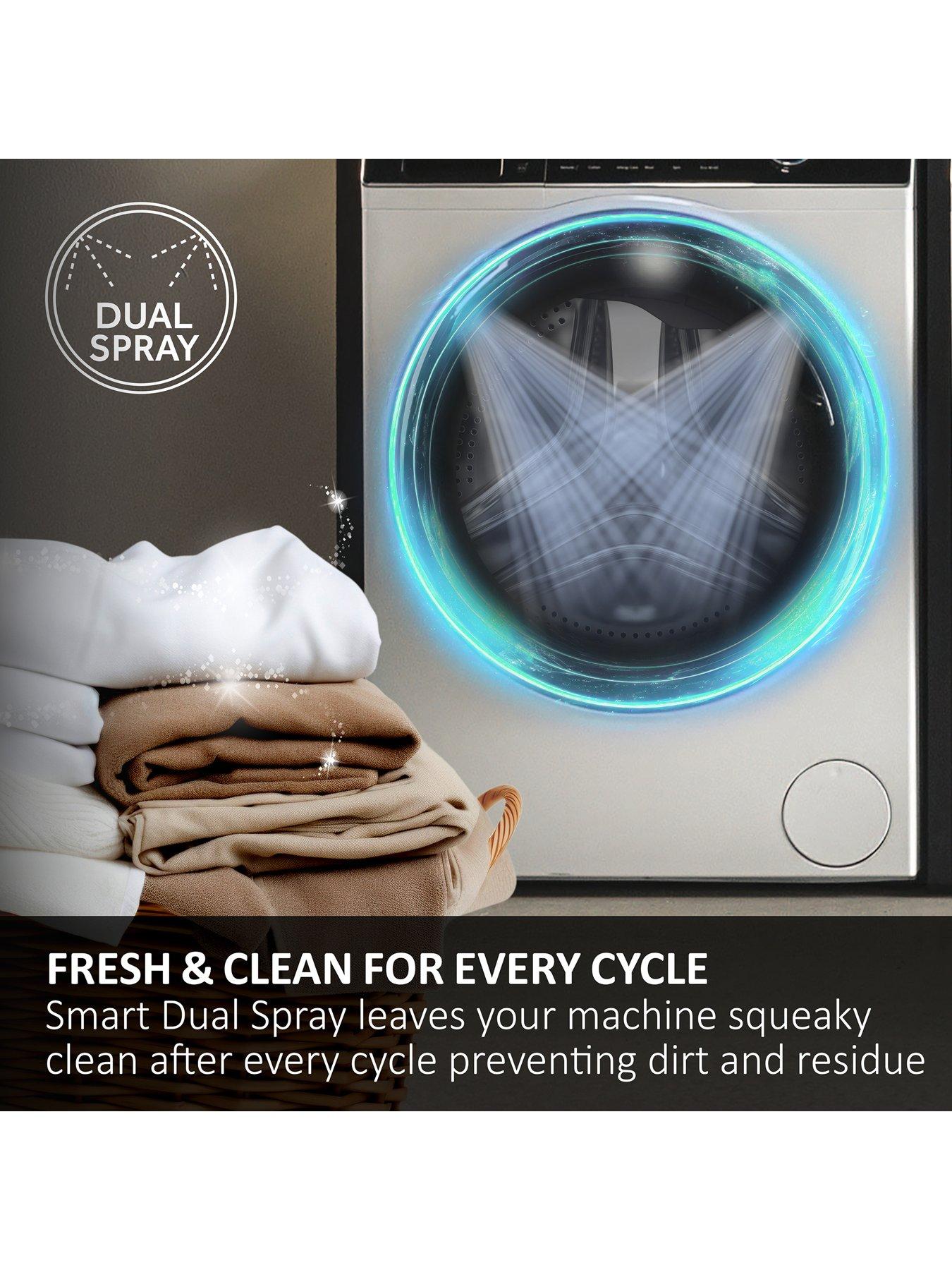 Image 5 of 7 of Haier X Series 7 HW90B14367BTU1UK 9kg Washing Machine, 1400 rpm, Wifi, A Rated - Black Steel