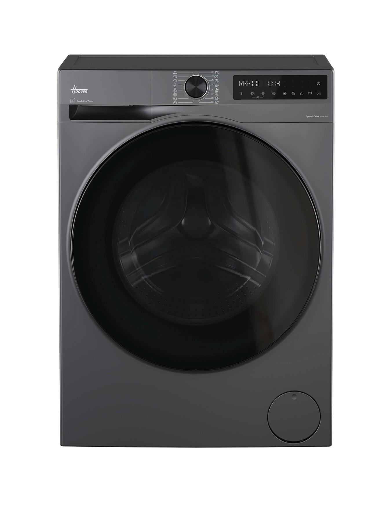 Image 1 of 7 of Hoover Pro Wash Series 5 HBP 411BL9G-80 13kg Washing Machine, A Rated, 1400 rpm, Wifi -&nbsp;Graphite