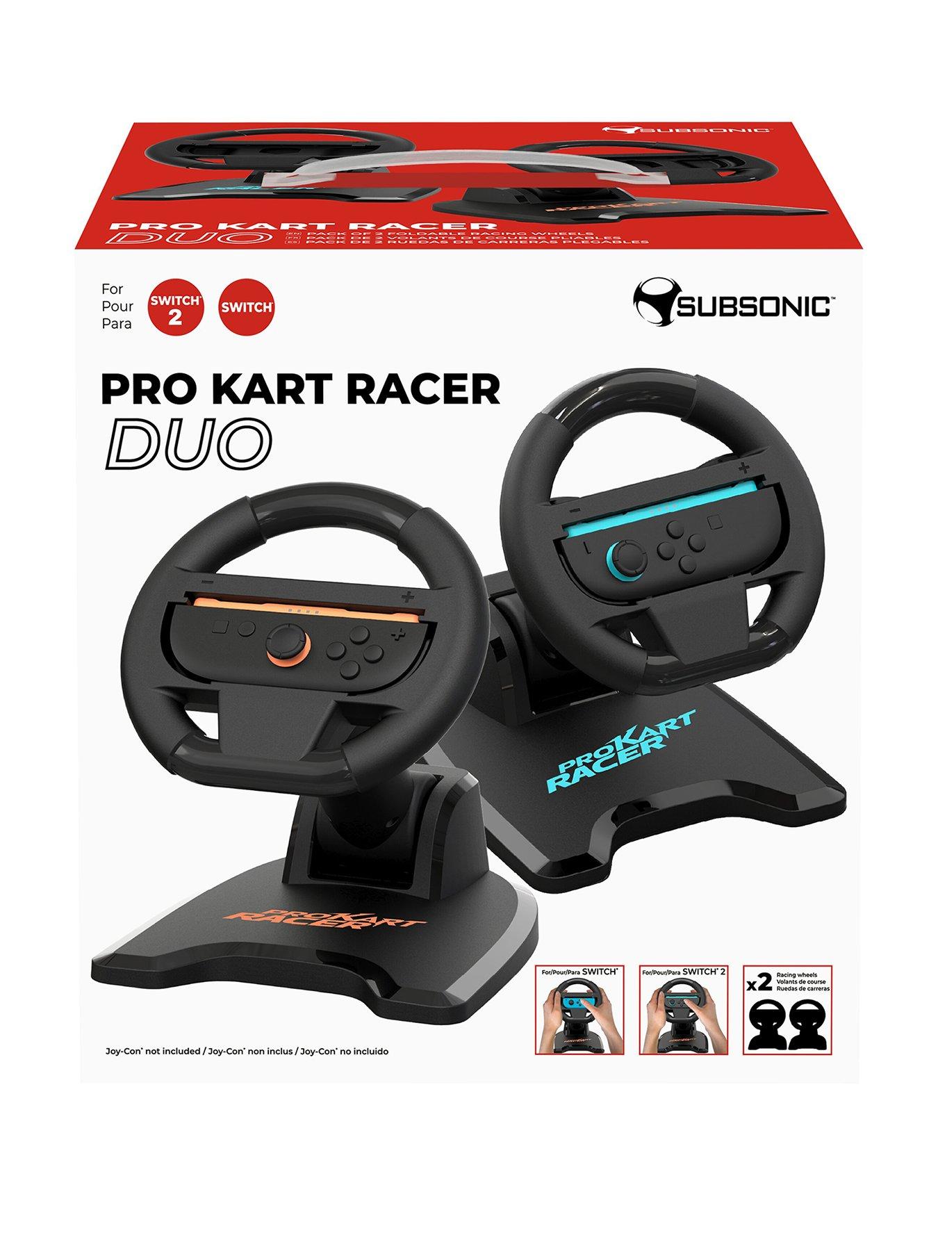 Subsonic Nintendo Switch 1 & 2 Pro Racer Duo Racing Wheels