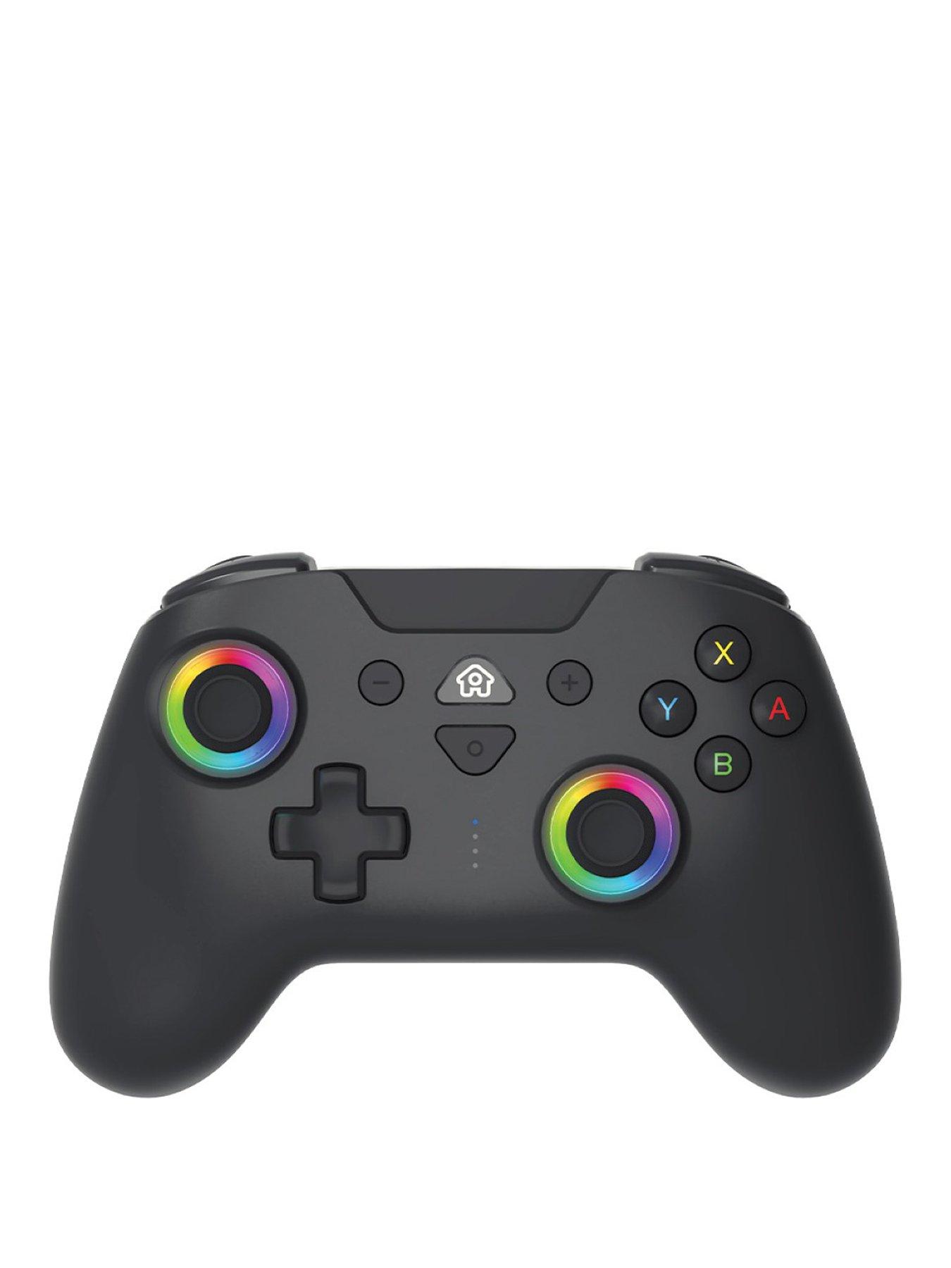 Subsonic Nintendo Switch 1& 2 Wireless LED Controller Black