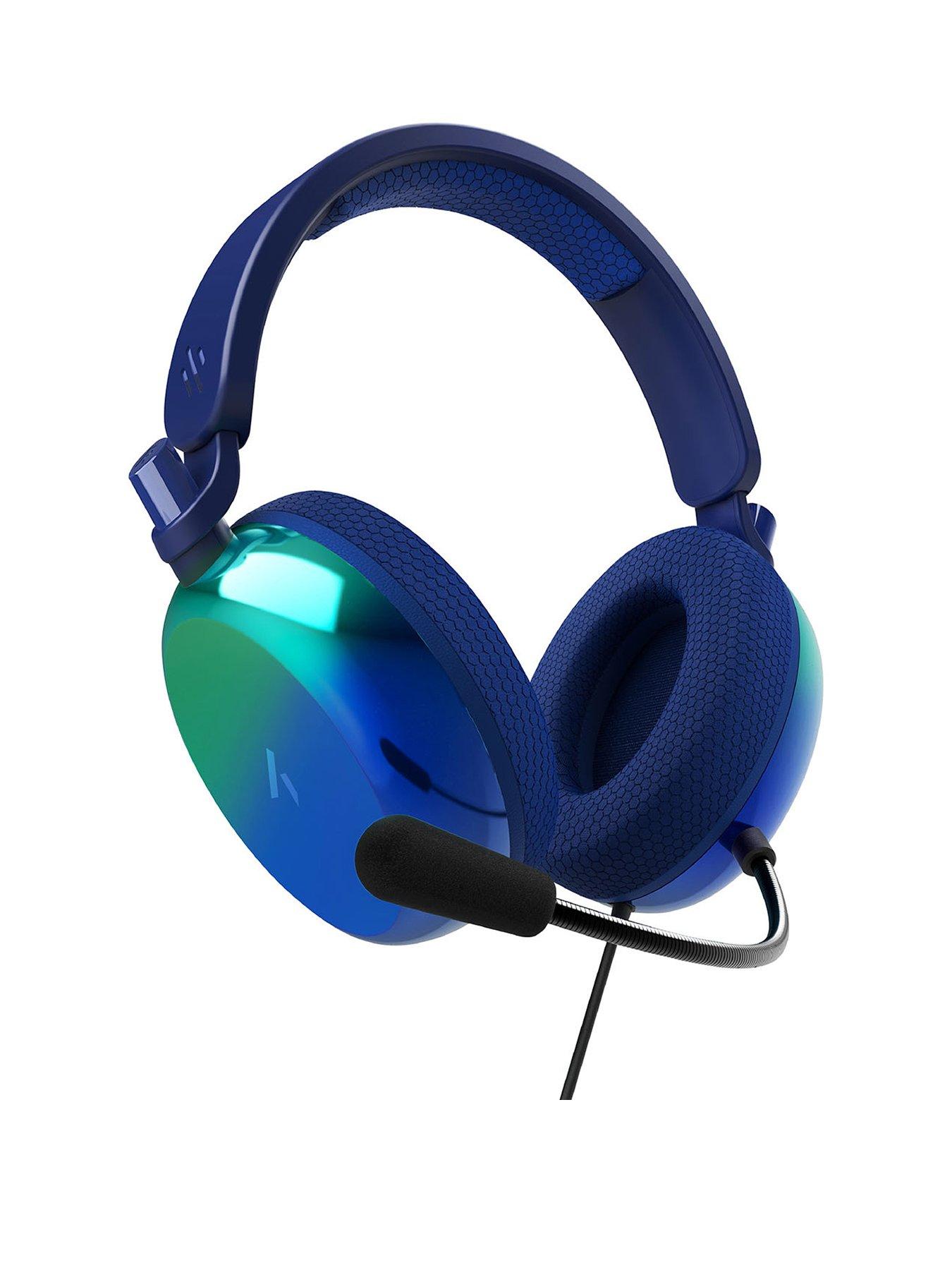 Image 1 of 7 of Stealth C6 STRIKE Gaming Headset for PS, XBOX, Switch, PC, Mobile and Tablet - Green/Blue