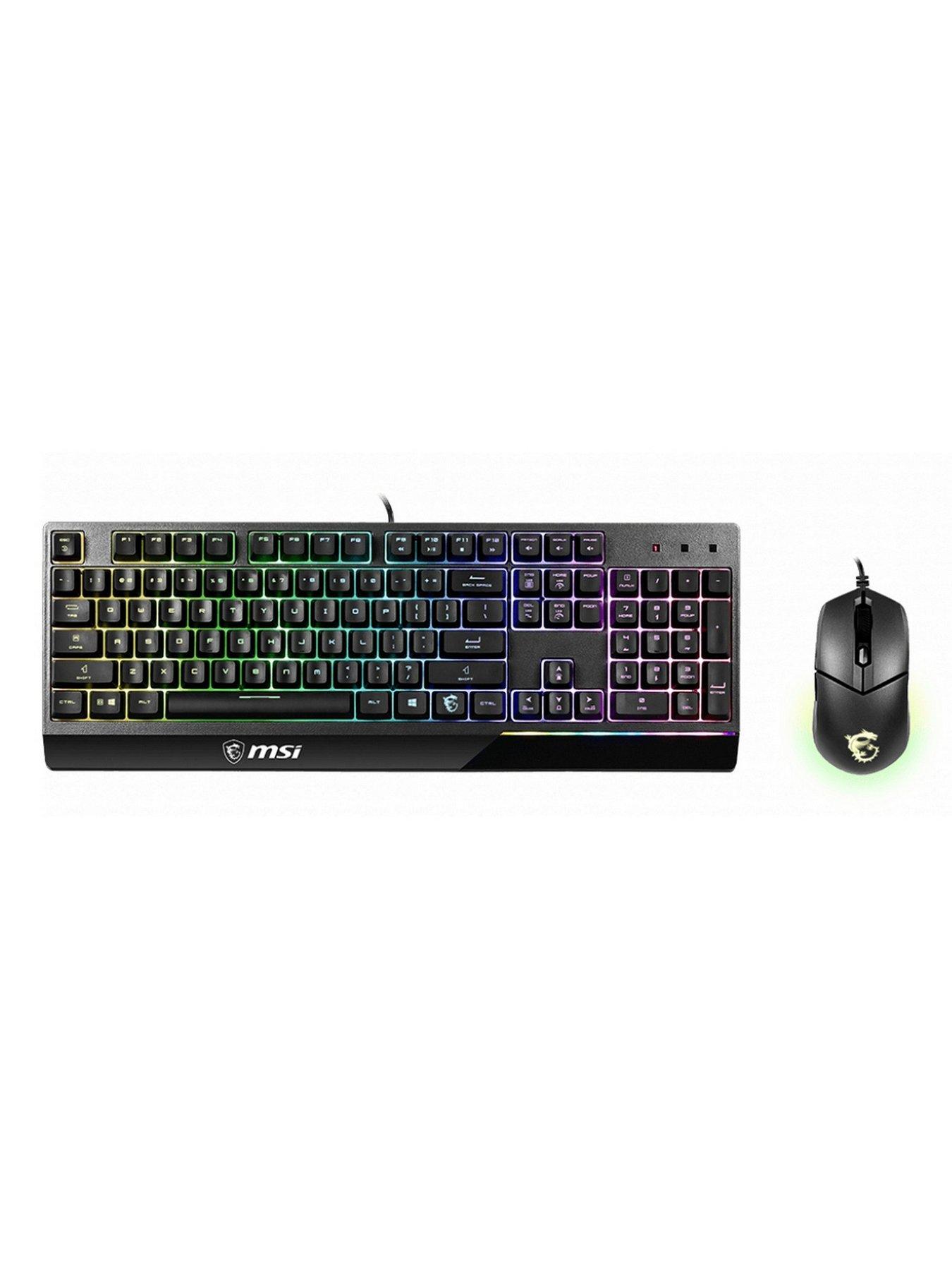 Image 2 of 5 of MSI VIGOR GK30 COMBO RGB Keyboard + Clutch GM11 Mouse Black