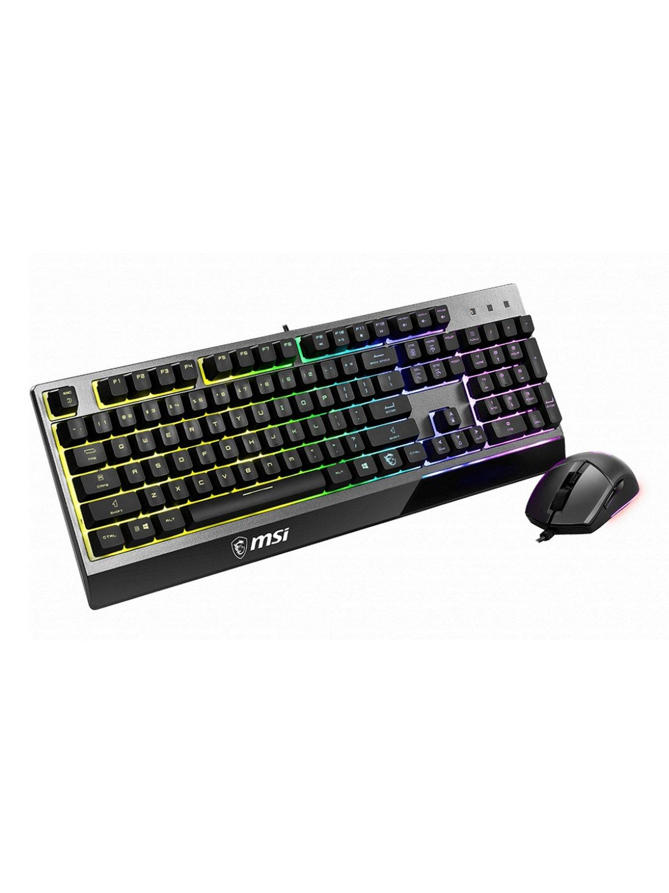 Image 3 of 5 of MSI VIGOR GK30 COMBO RGB Keyboard + Clutch GM11 Mouse Black