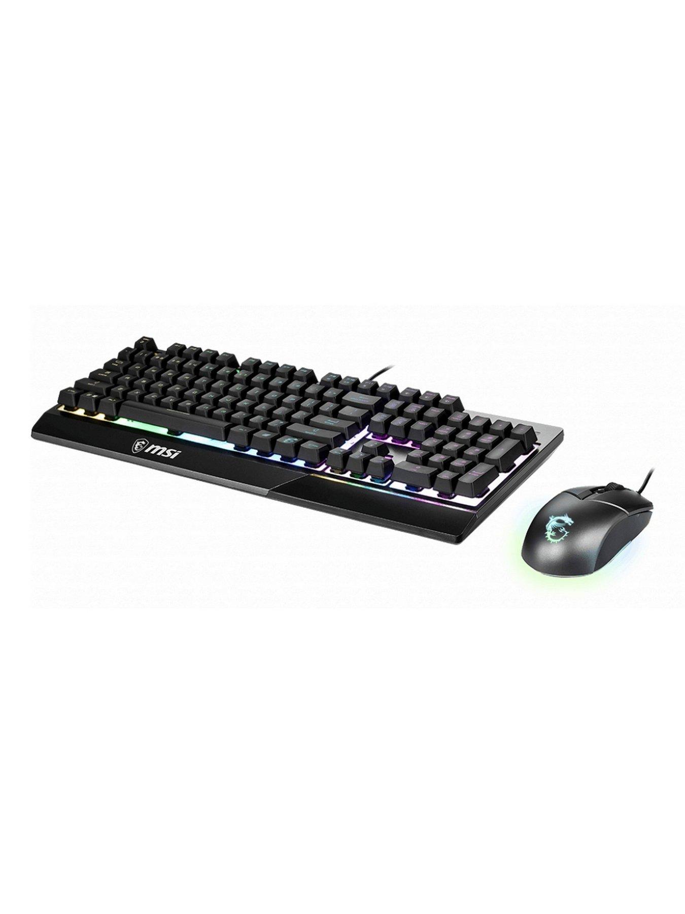 Image 4 of 5 of MSI VIGOR GK30 COMBO RGB Keyboard + Clutch GM11 Mouse Black