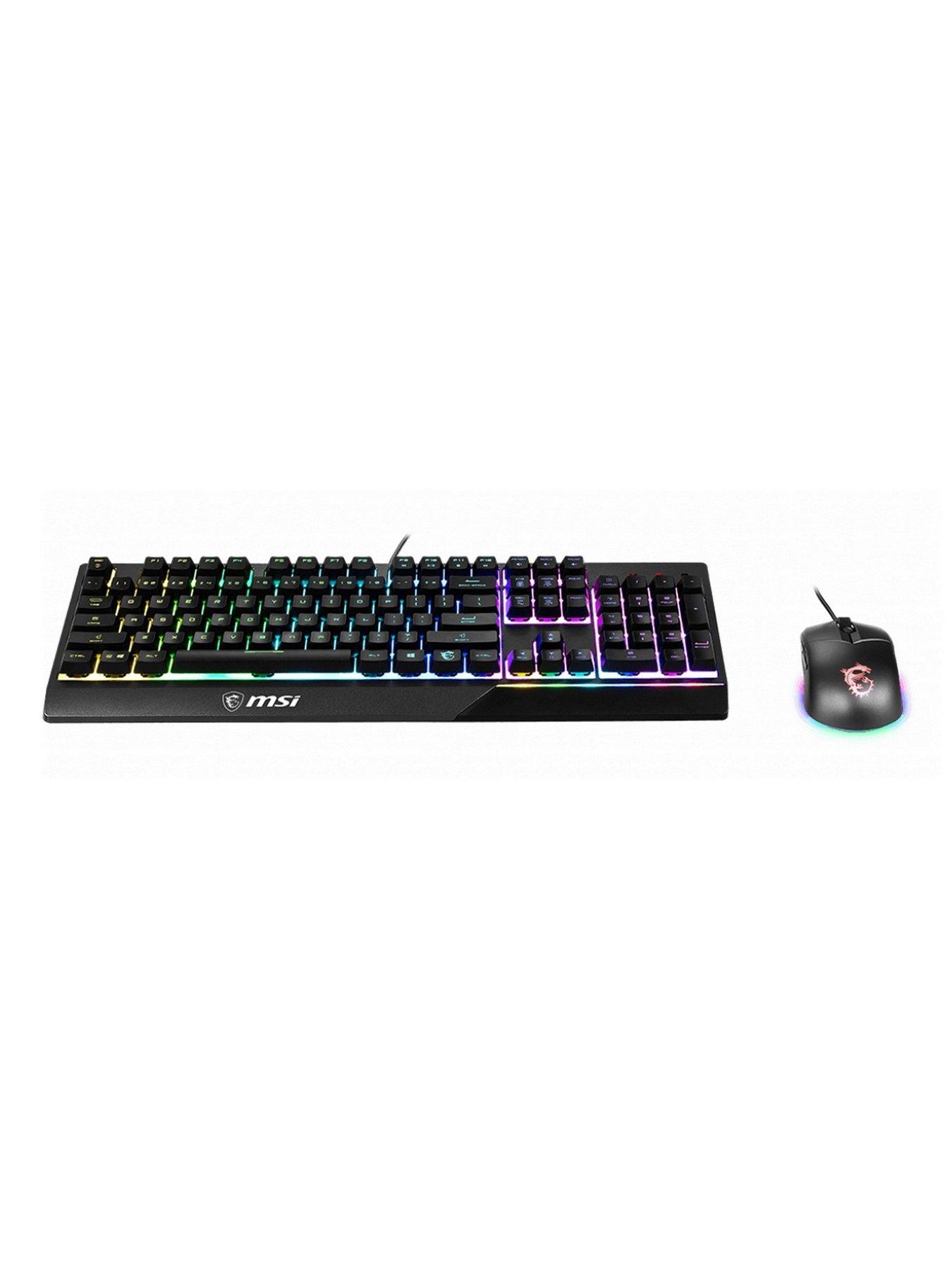 Image 5 of 5 of MSI VIGOR GK30 COMBO RGB Keyboard + Clutch GM11 Mouse Black