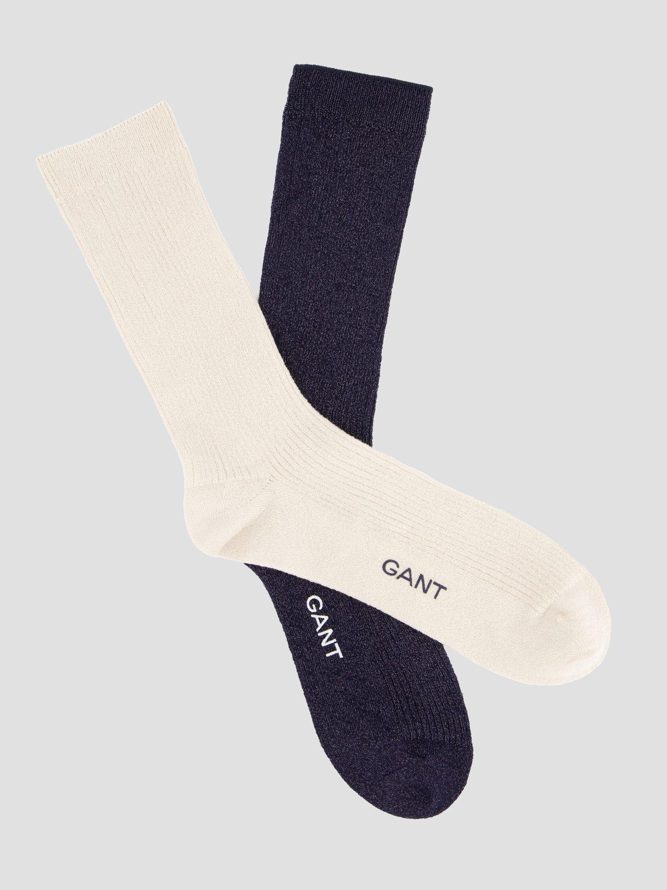 Image 2 of 6 of GANT Lurex 2 Pack Socks Gift Box