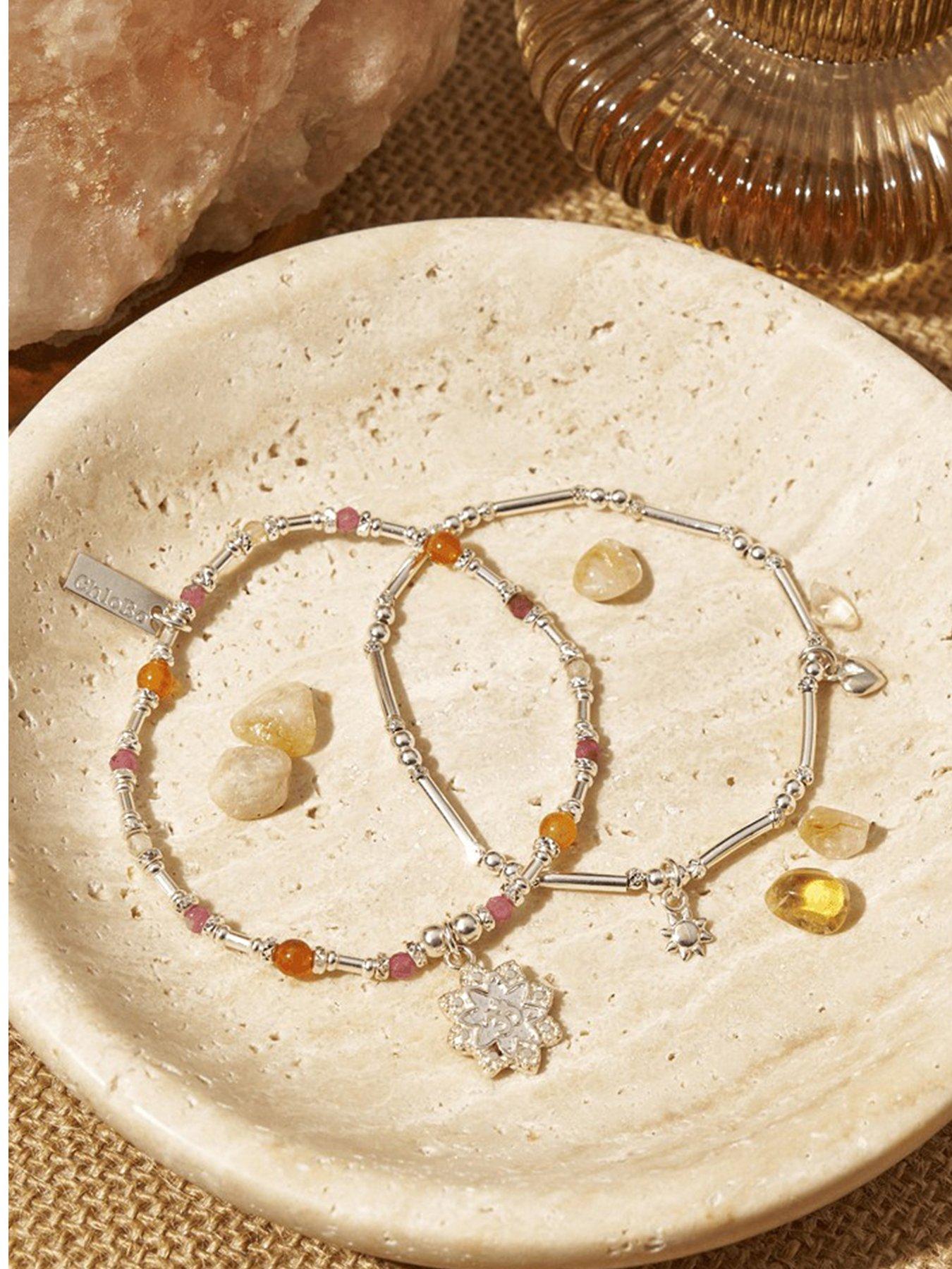 Image 1 of 2 of ChloBo Sunkeeper Set Of 2 Bracelets - Silver