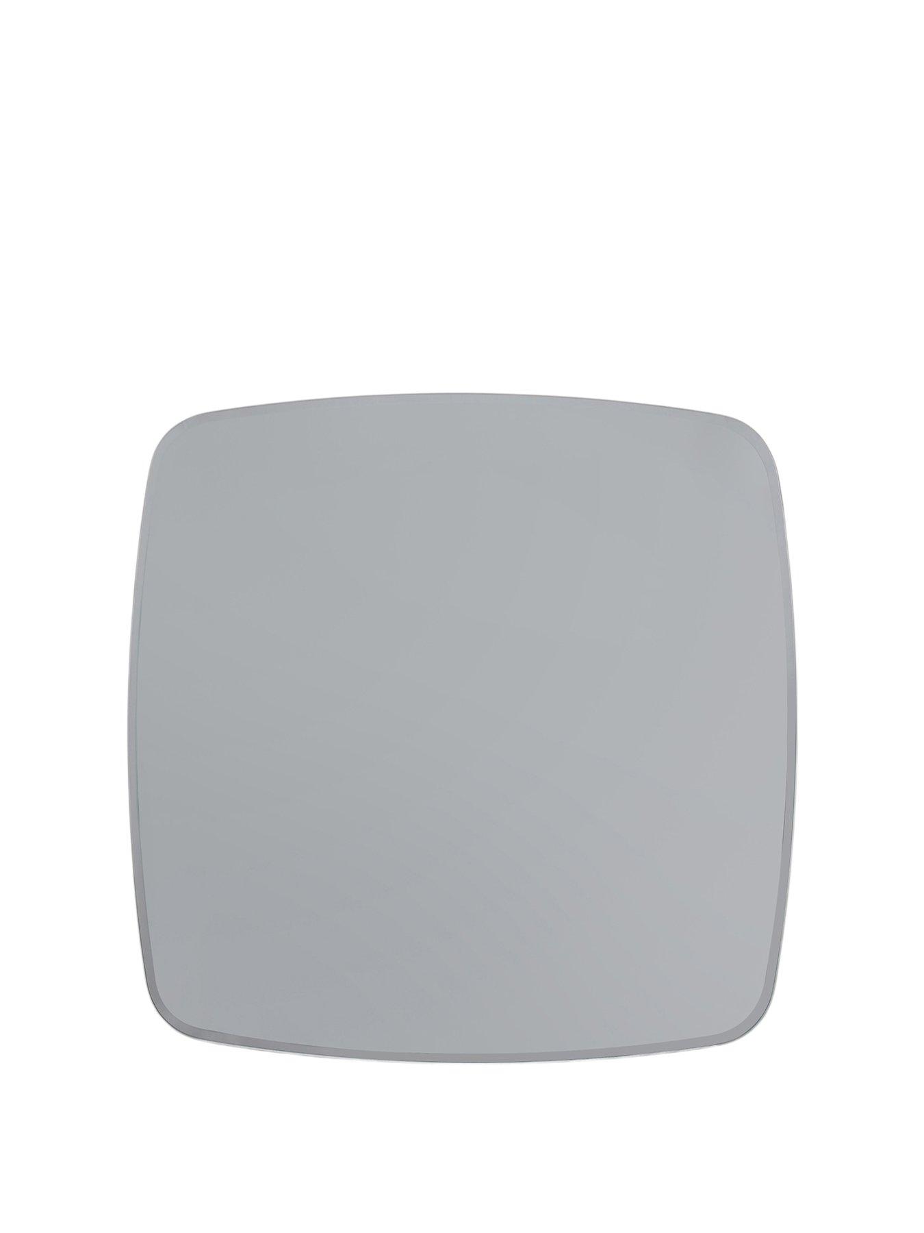 Image 2 of 4 of Showerdrape Showerdrape Harrow Squircle Soft Square Bevelled Edge Mirror 45x45cm