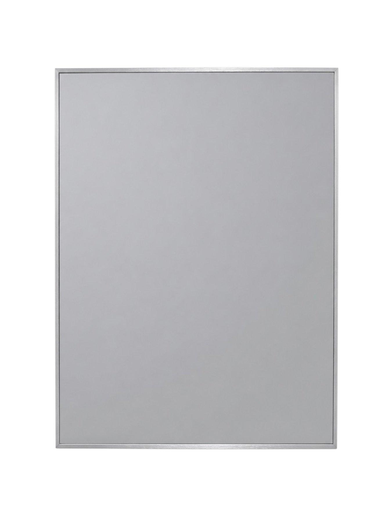 Image 2 of 4 of Showerdrape Showerdrape Bayswarer Brushed Chrome Framed Rectangular Mirror 60x45cm