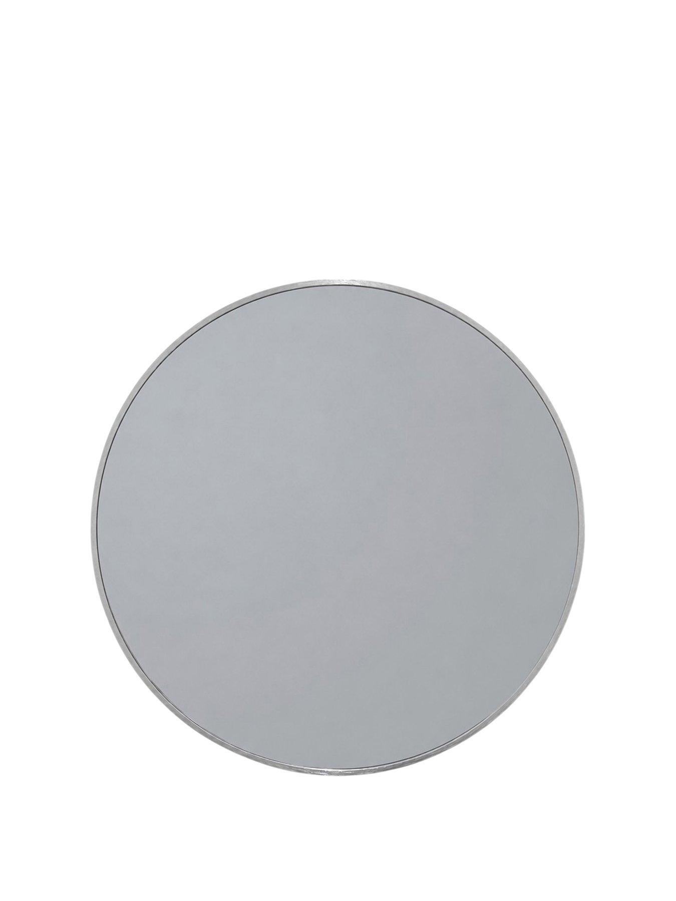 Image 2 of 4 of Showerdrape Showerdrape Woolwich Brushed Chrome Framed Round Mirror 45x45cm