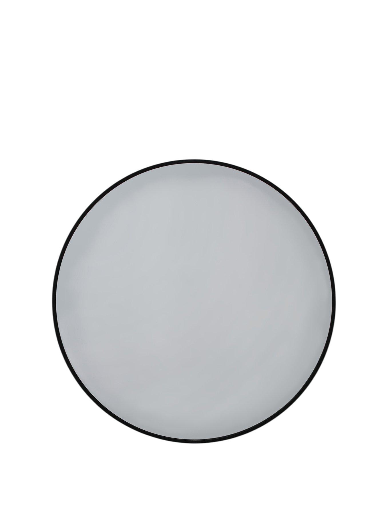 Image 2 of 4 of Showerdrape Showerdrape Woolwich Brushed Black Framed Round Mirror 45x45cm