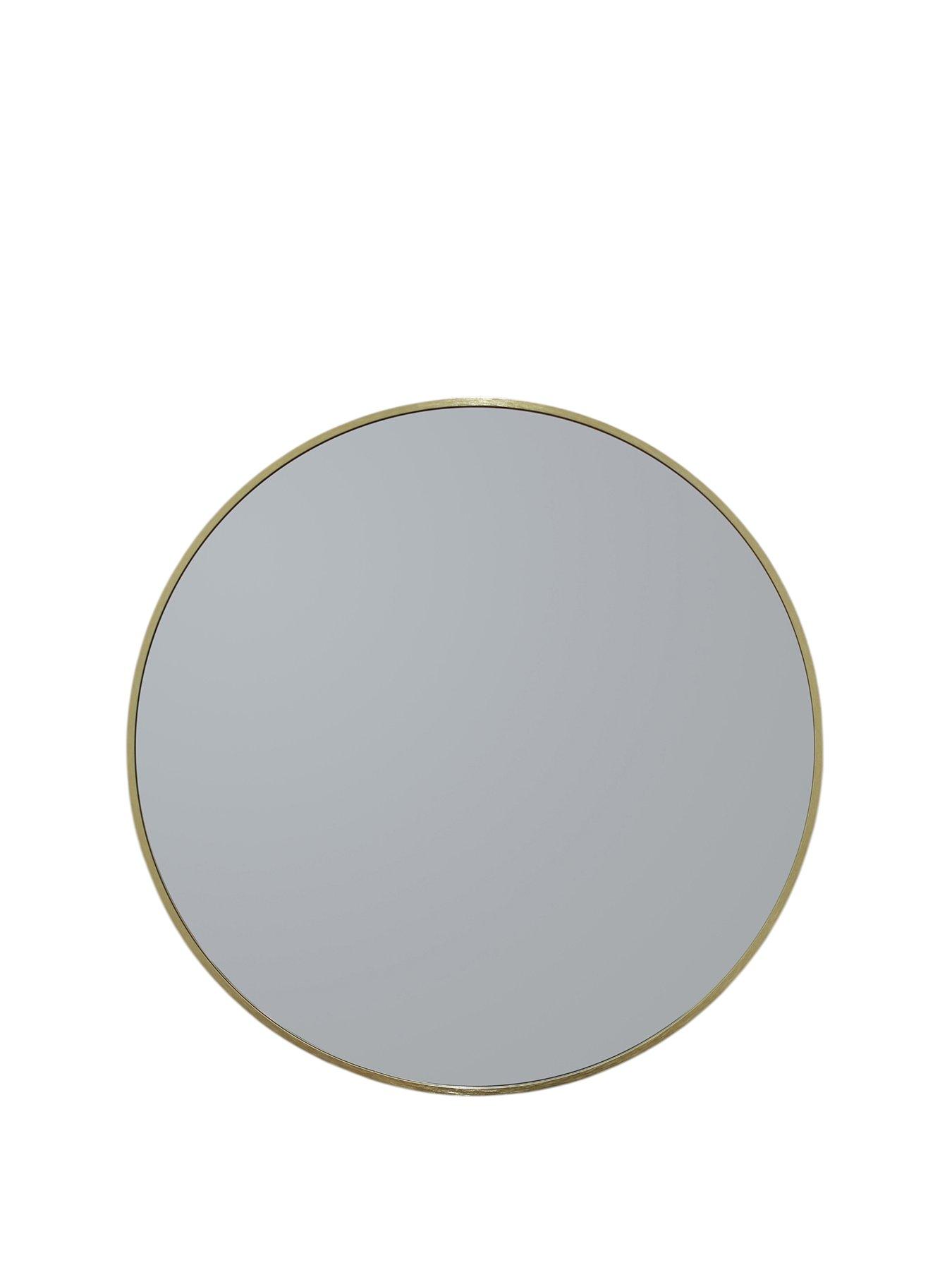 Image 2 of 4 of Showerdrape Showerdrape Woolwich Brushed Gold Framed Round Mirror 45x45cm