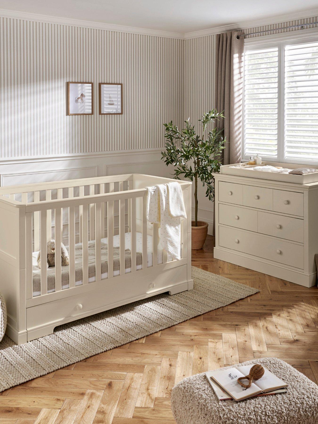 Image 1 of 7 of Mamas & Papas Oxford Set (Cotbed & Dresser) Cashmere