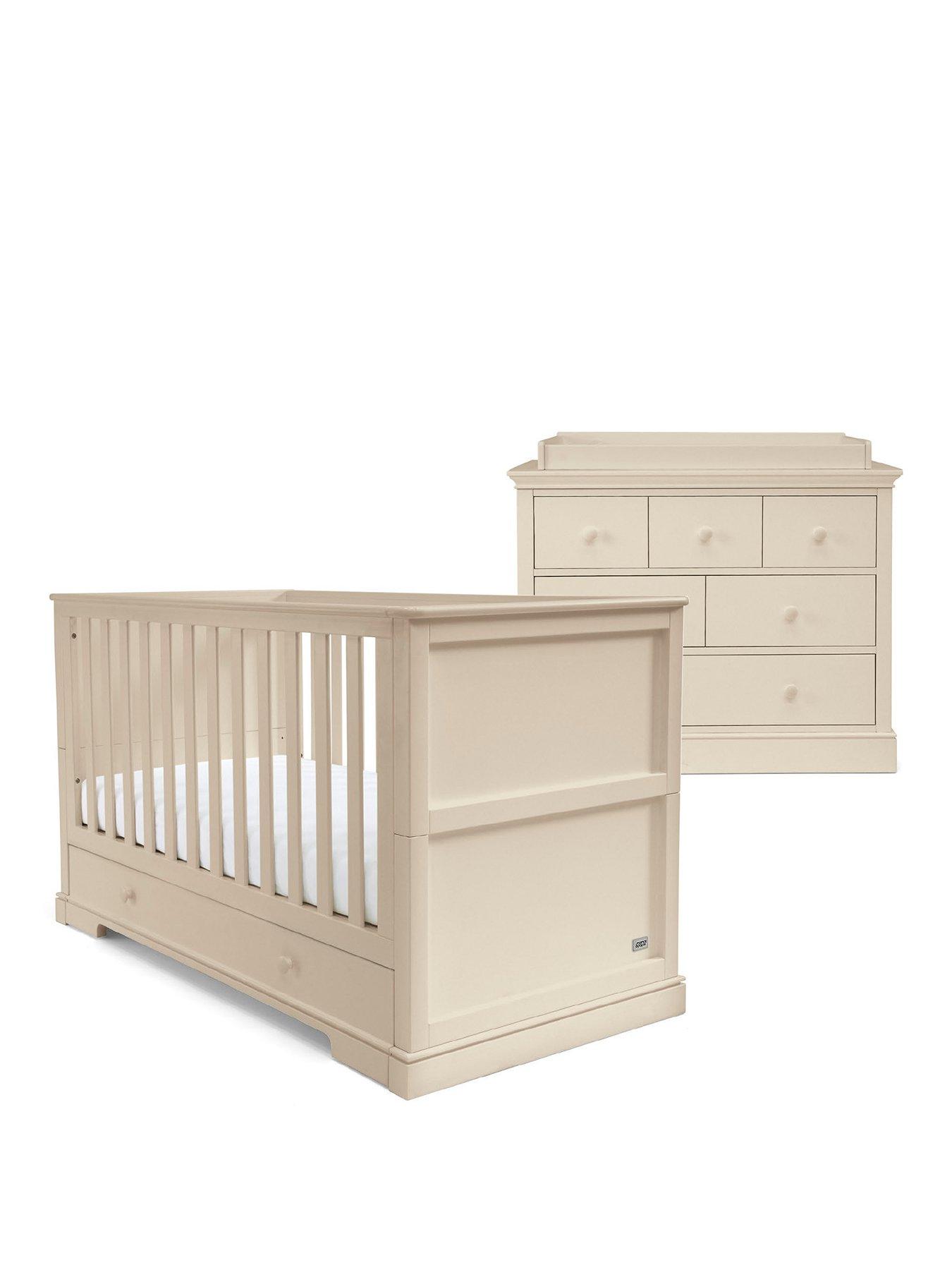 Image 2 of 7 of Mamas & Papas Oxford Set (Cotbed & Dresser) Cashmere