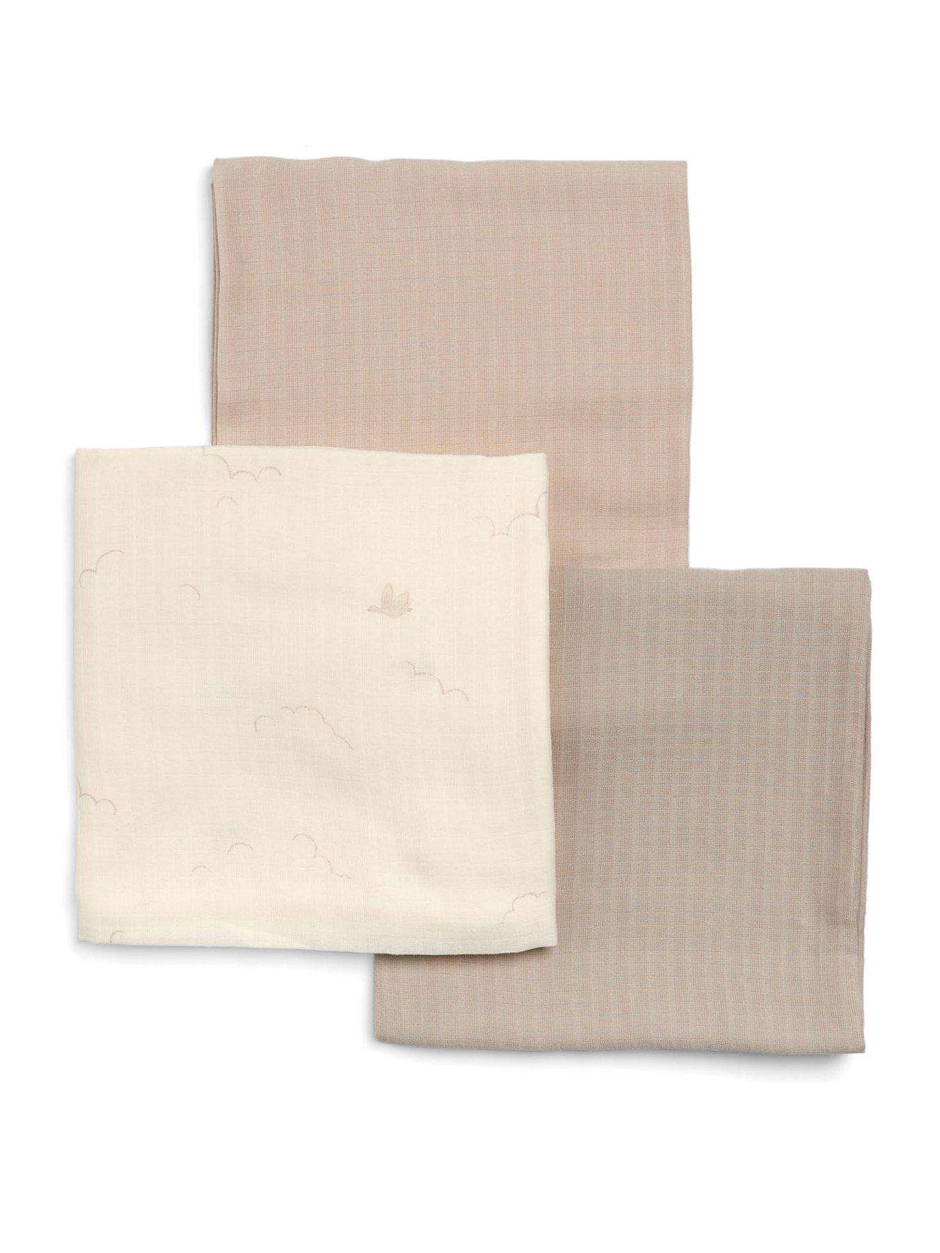 Image 2 of 3 of Mamas & Papas 3 Pack Large Muslin Squares - Duckling