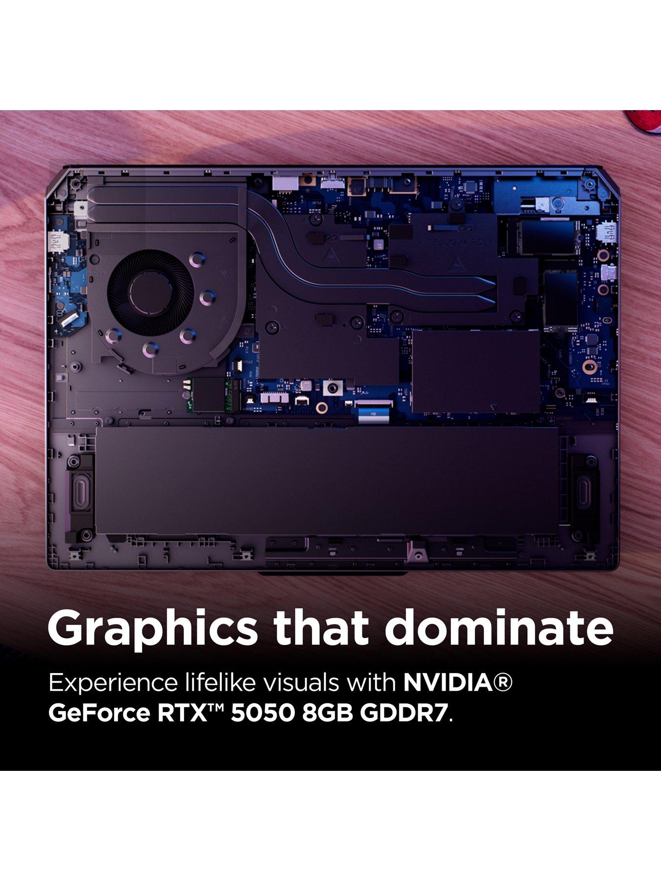 Image 4 of 7 of Lenovo LOQ Essential 15IRX11 15.6in Gaming Laptop - GeForce RTX 5050 - Intel Core i7 - 16GB RAM - 512GB SSD - FHD IPS 144Hz - Grey