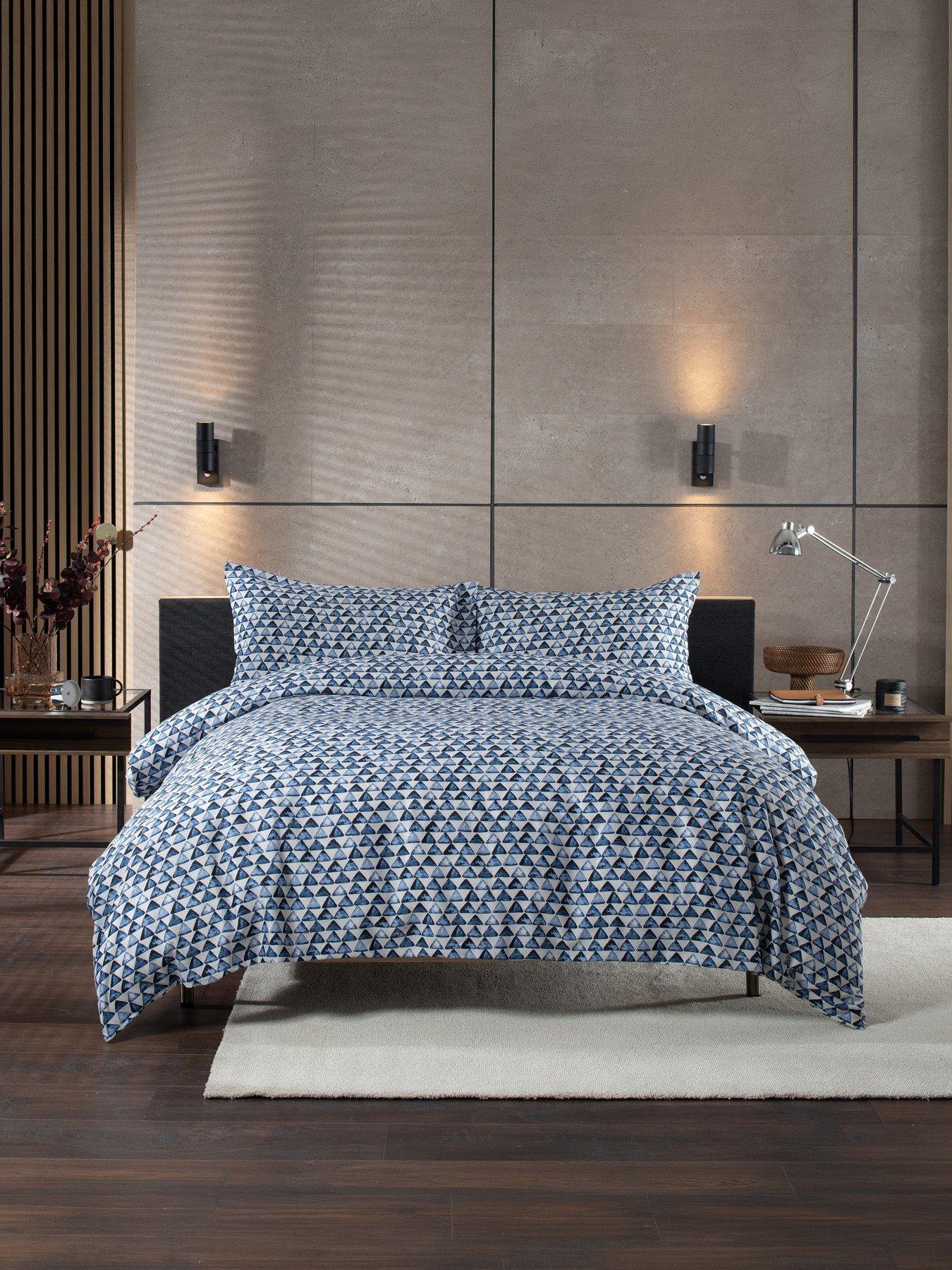 Image 1 of 5 of Studio 1846 Triangles King Duvet Set